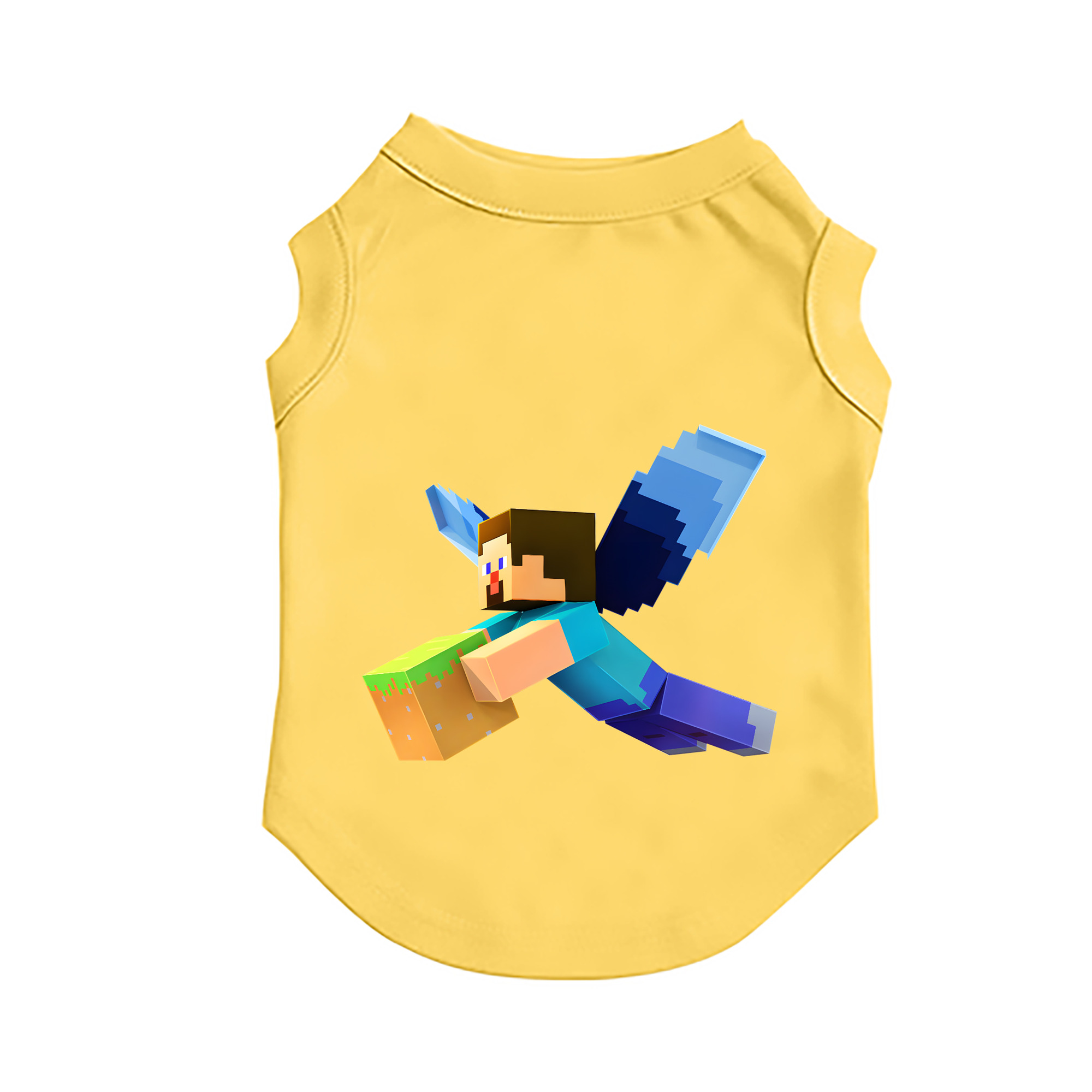（画像用） マインクラフト ブロックの世界 Minecraft MC Block world ペット用ベスト