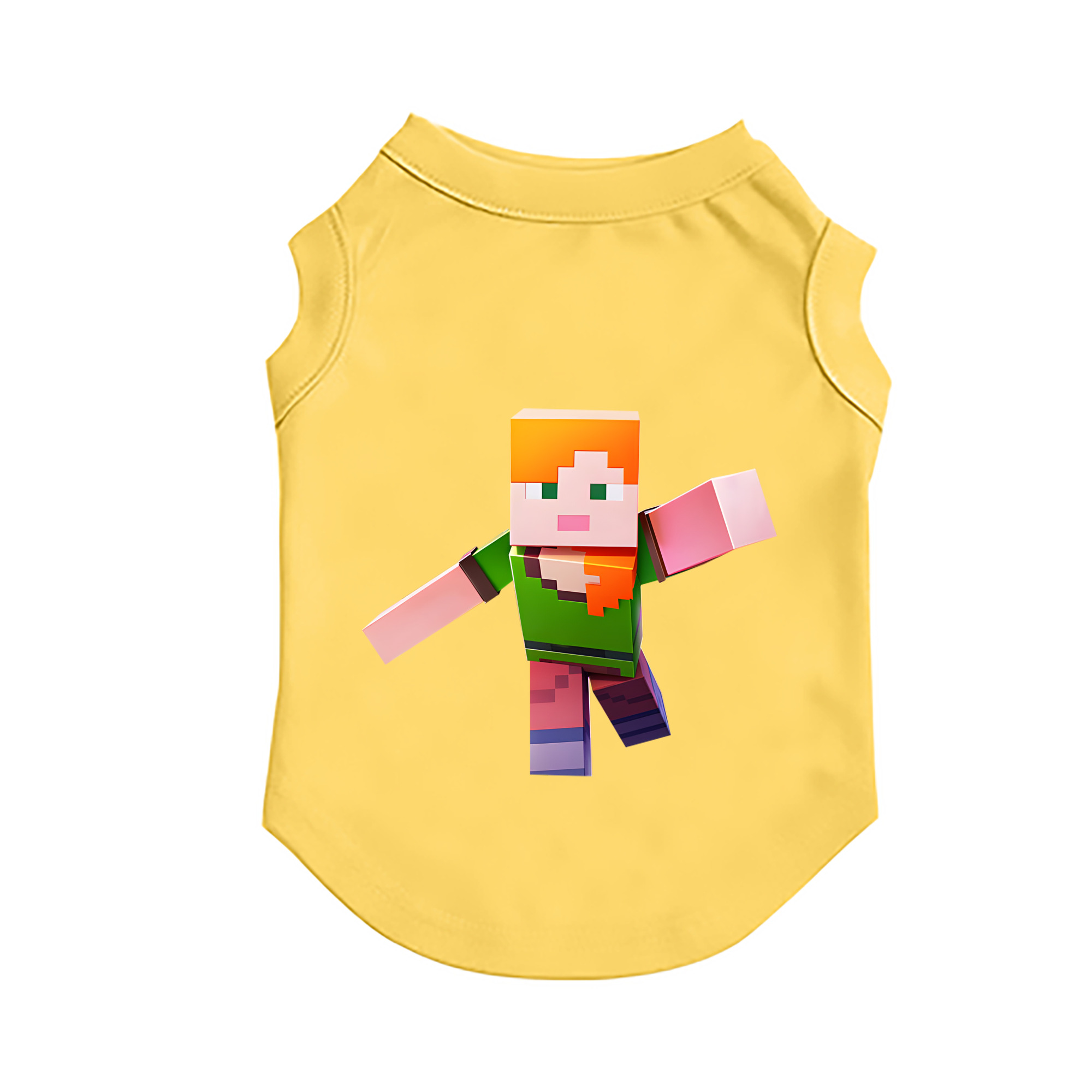 （画像用） マインクラフト ブロックの世界 Minecraft MC Block world ペット用ベスト