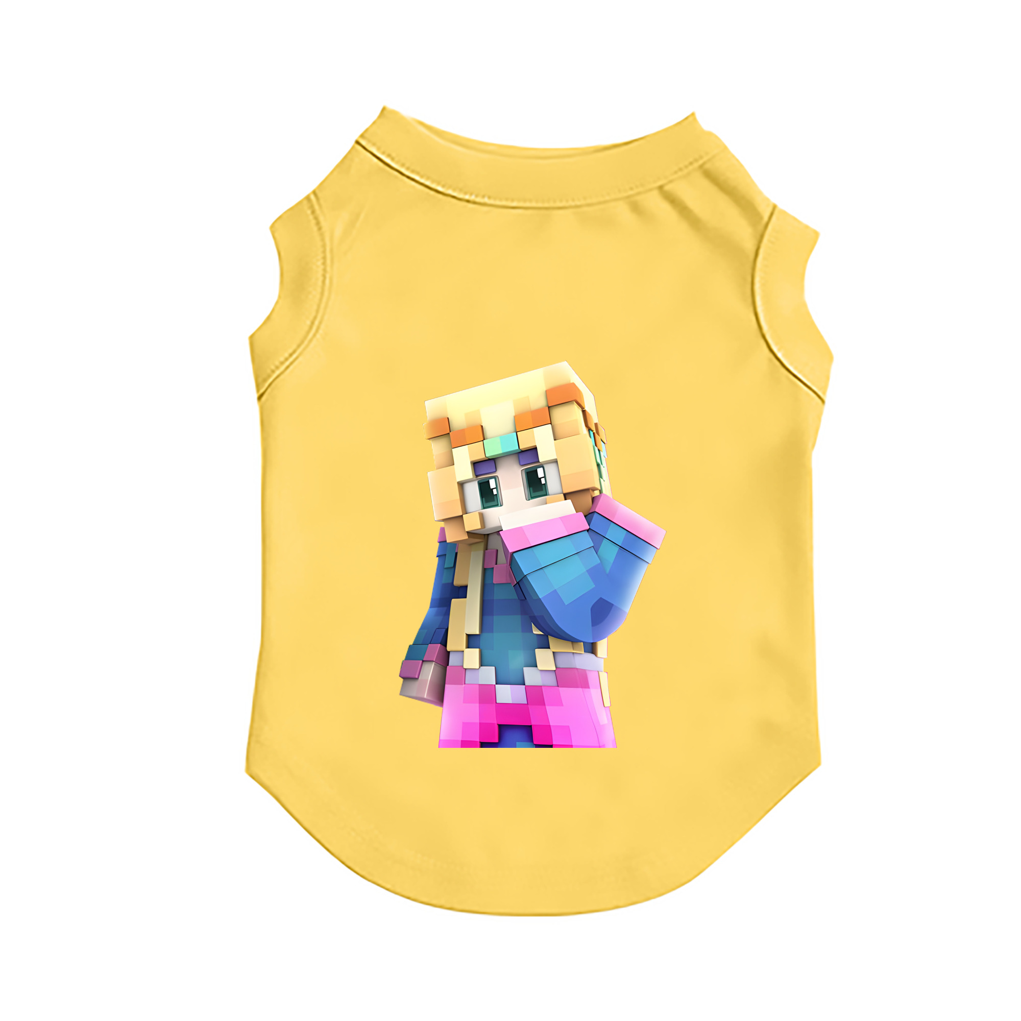（画像用） マインクラフト ブロックの世界 Minecraft MC Block world ペット用ベスト
