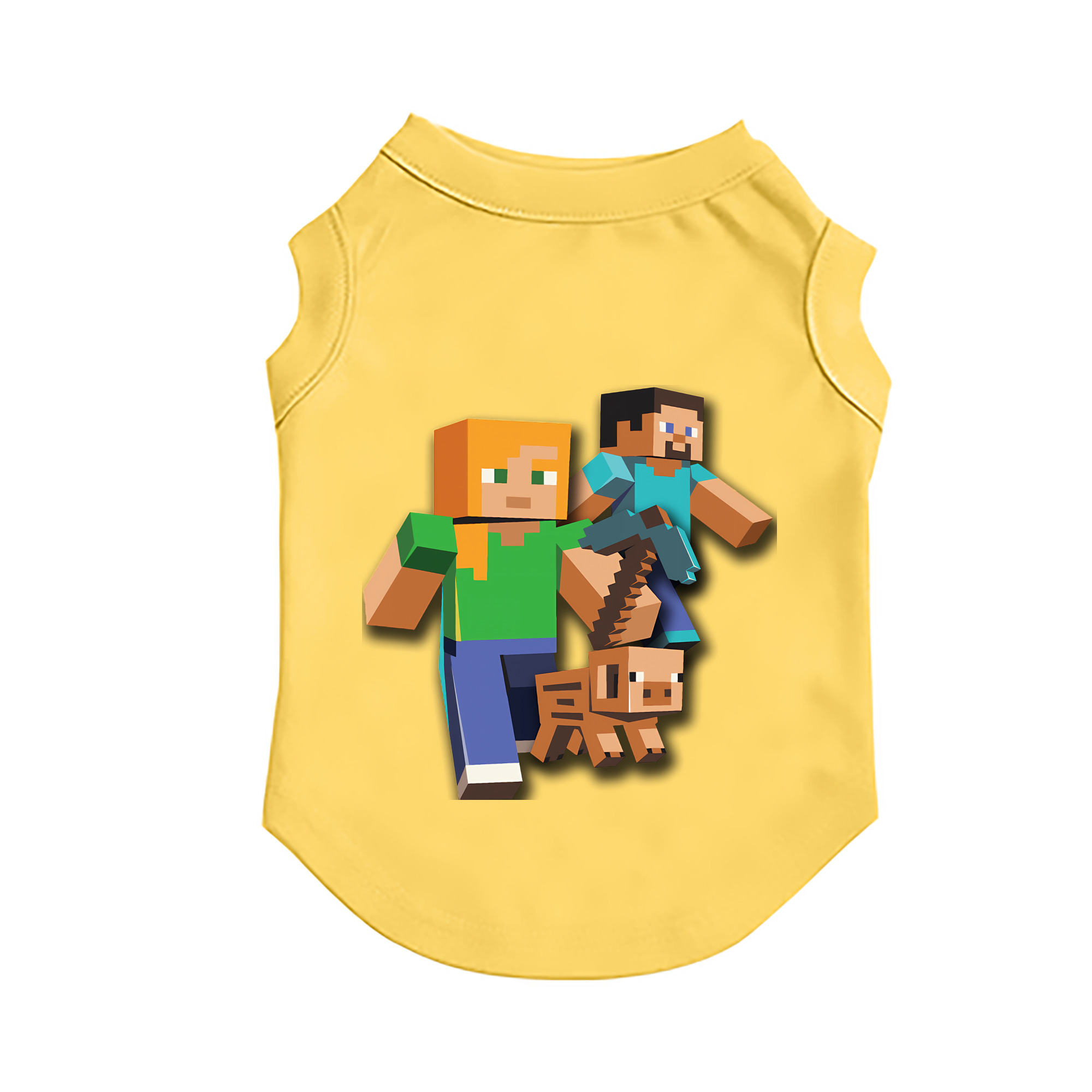 （画像用） マインクラフト ブロックの世界 Minecraft MC Block world ペット用ベスト