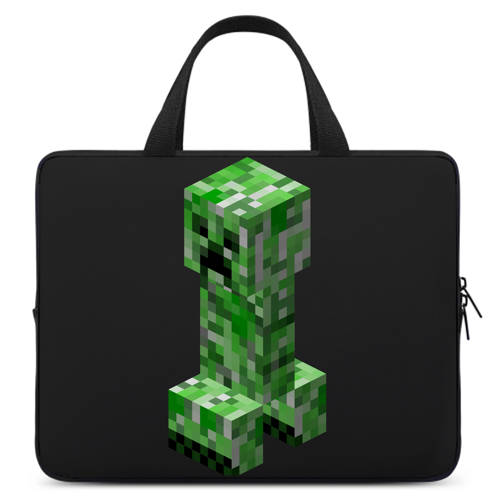 （画像用） マインクラフト ブロックの世界 Minecraft MC Block world 手提げノートパソコンバッグ