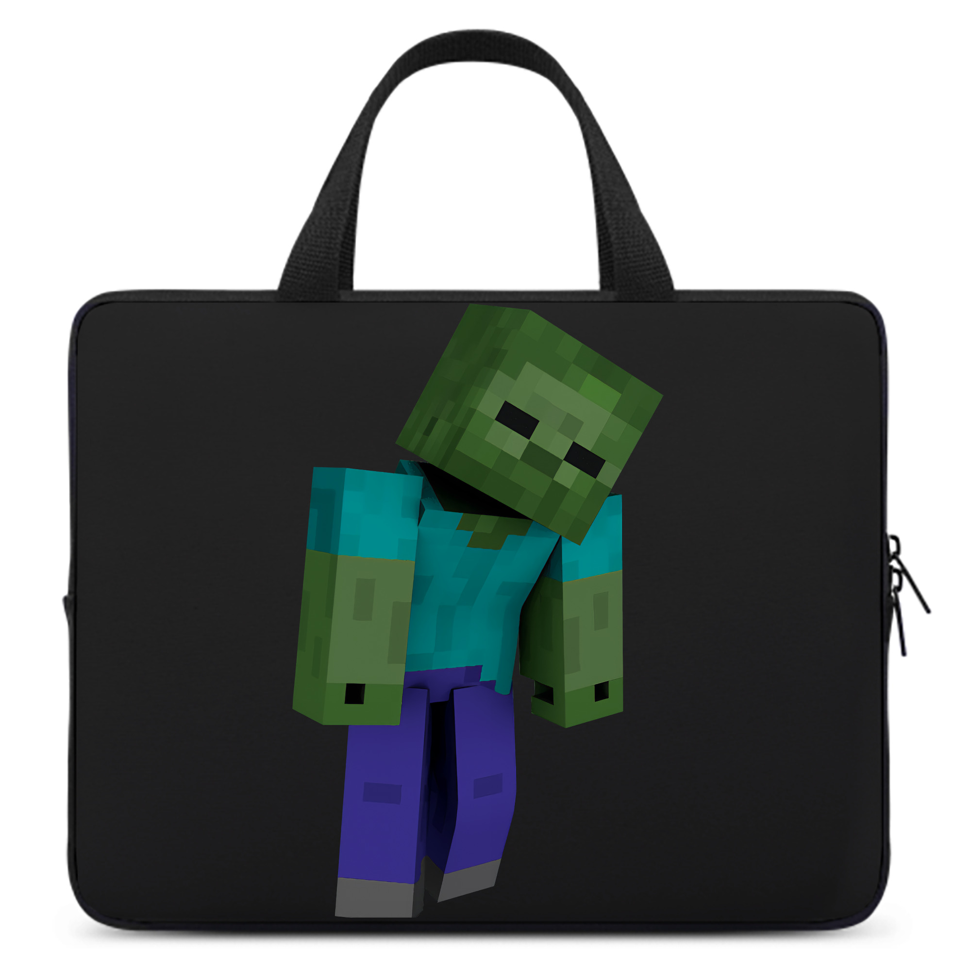 （画像用） マインクラフト ブロックの世界 Minecraft MC Block world 手提げノートパソコンバッグ