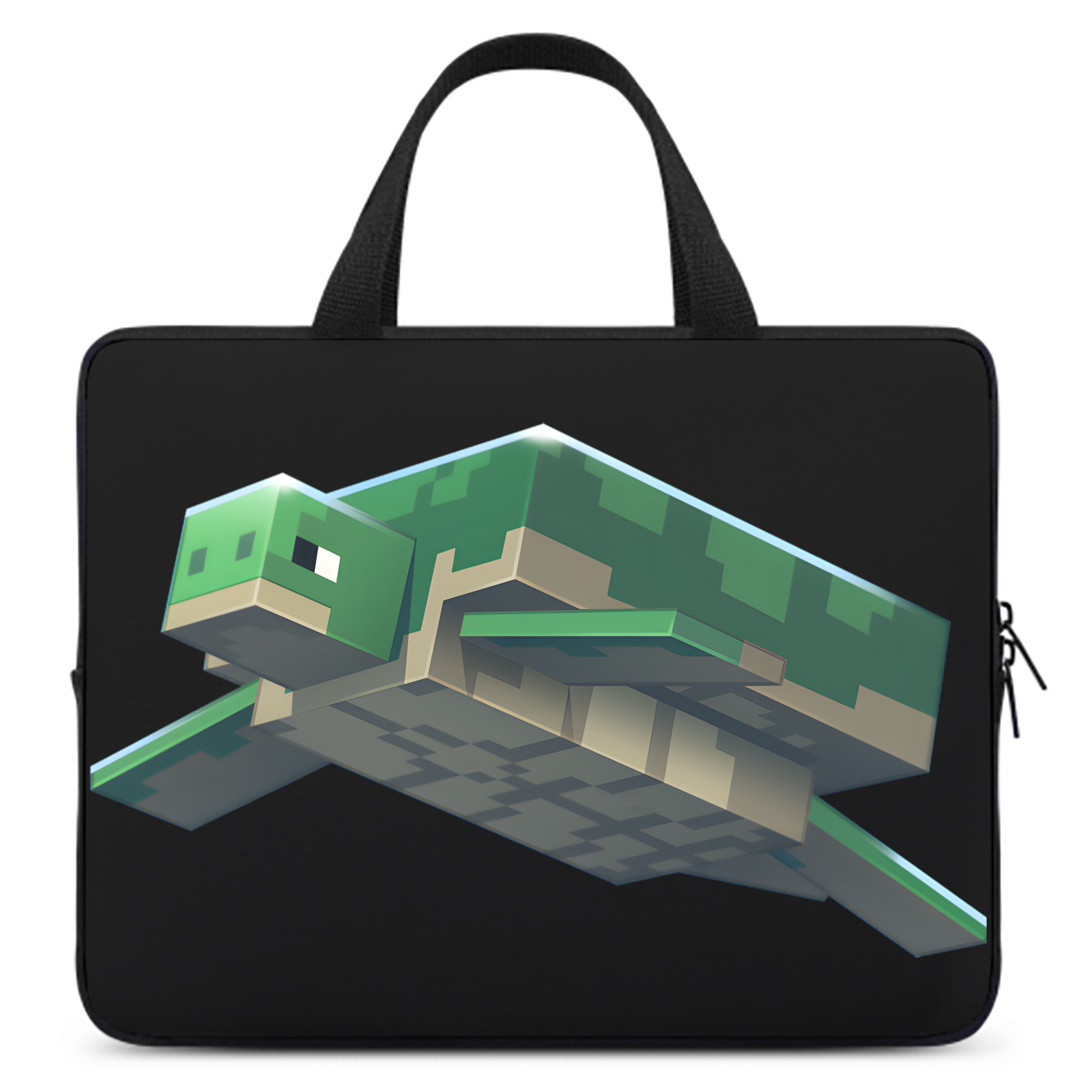 （画像用） マインクラフト ブロックの世界 Minecraft MC Block world 手提げノートパソコンバッグ