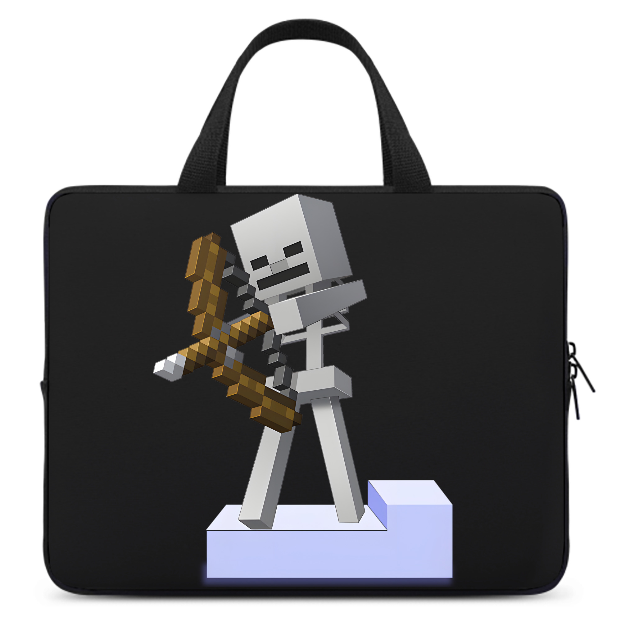 （画像用） マインクラフト ブロックの世界 Minecraft MC Block world 手提げノートパソコンバッグ