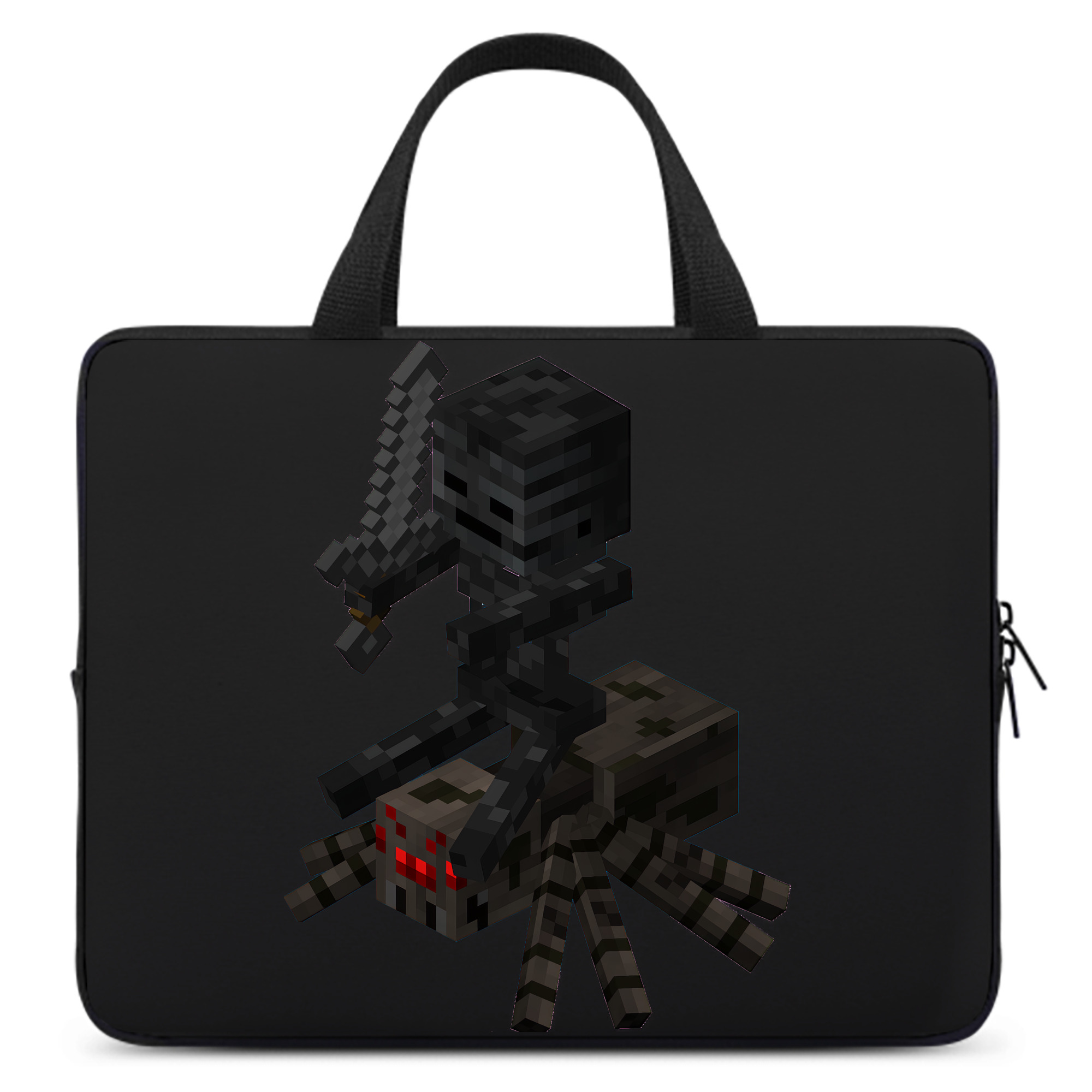 （画像用） マインクラフト ブロックの世界 Minecraft MC Block world 手提げノートパソコンバッグ