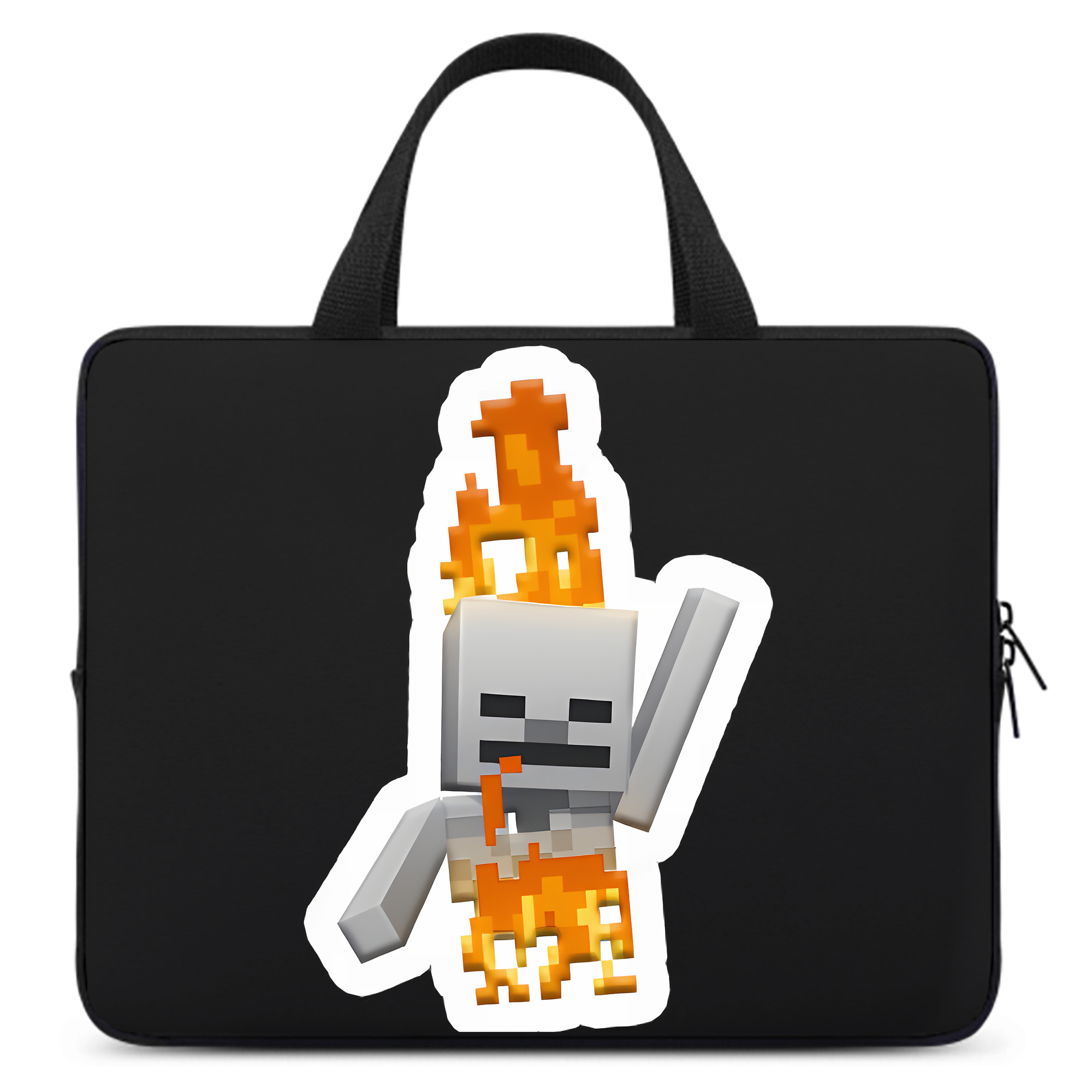（画像用） マインクラフト ブロックの世界 Minecraft MC Block world 手提げノートパソコンバッグ