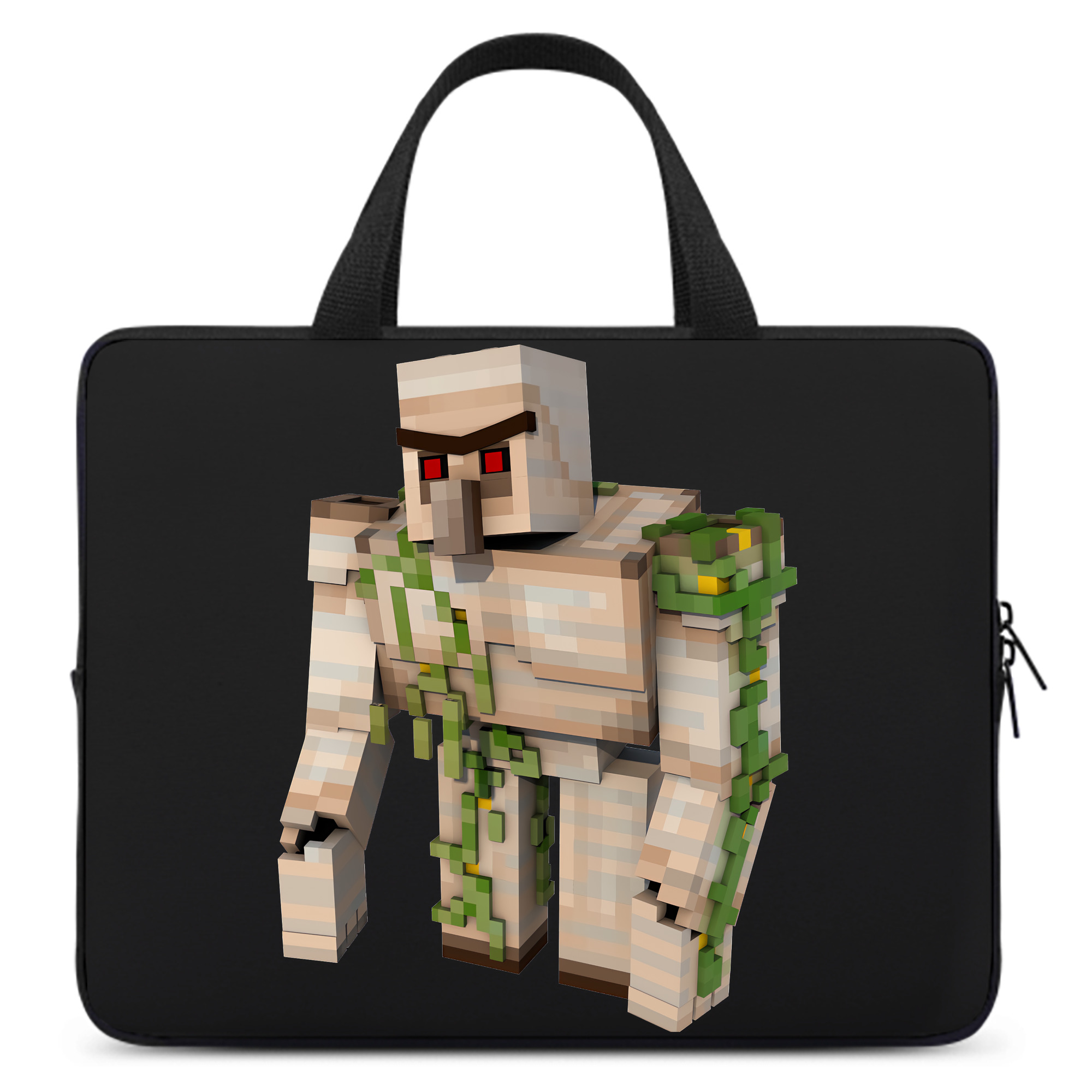 （画像用） マインクラフト ブロックの世界 Minecraft MC Block world 手提げノートパソコンバッグ