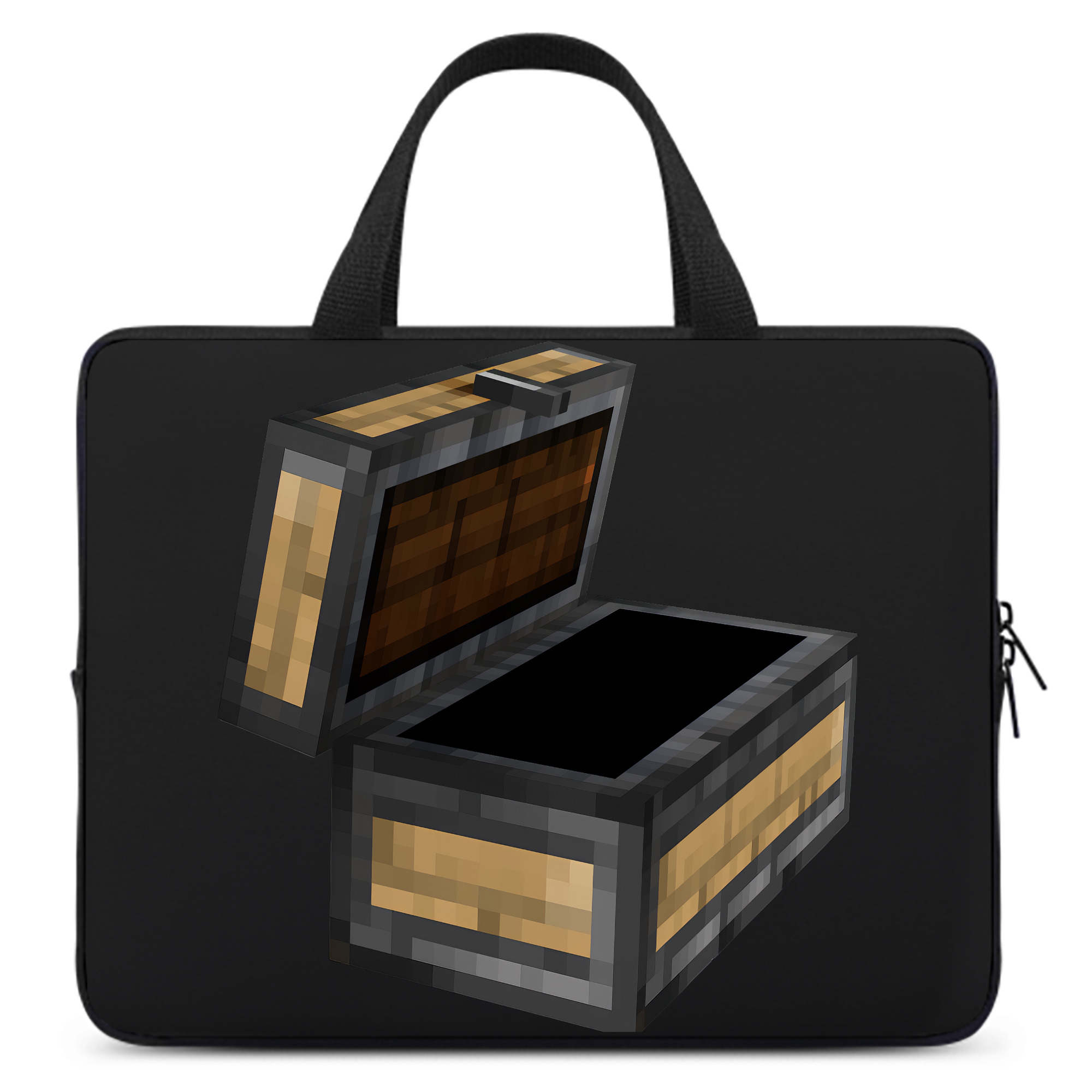 （画像用） マインクラフト ブロックの世界 Minecraft MC Block world 手提げノートパソコンバッグ