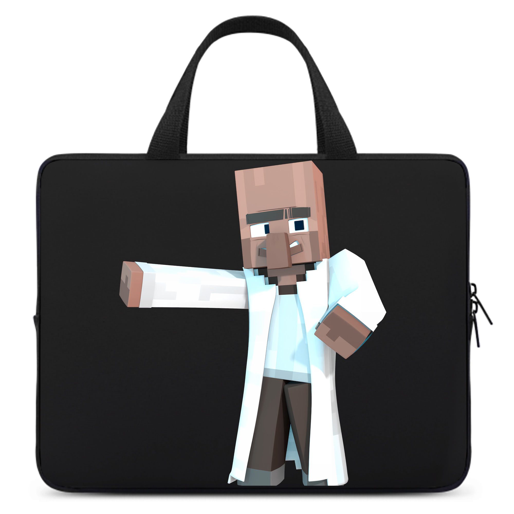 （画像用） マインクラフト ブロックの世界 Minecraft MC Block world 手提げノートパソコンバッグ