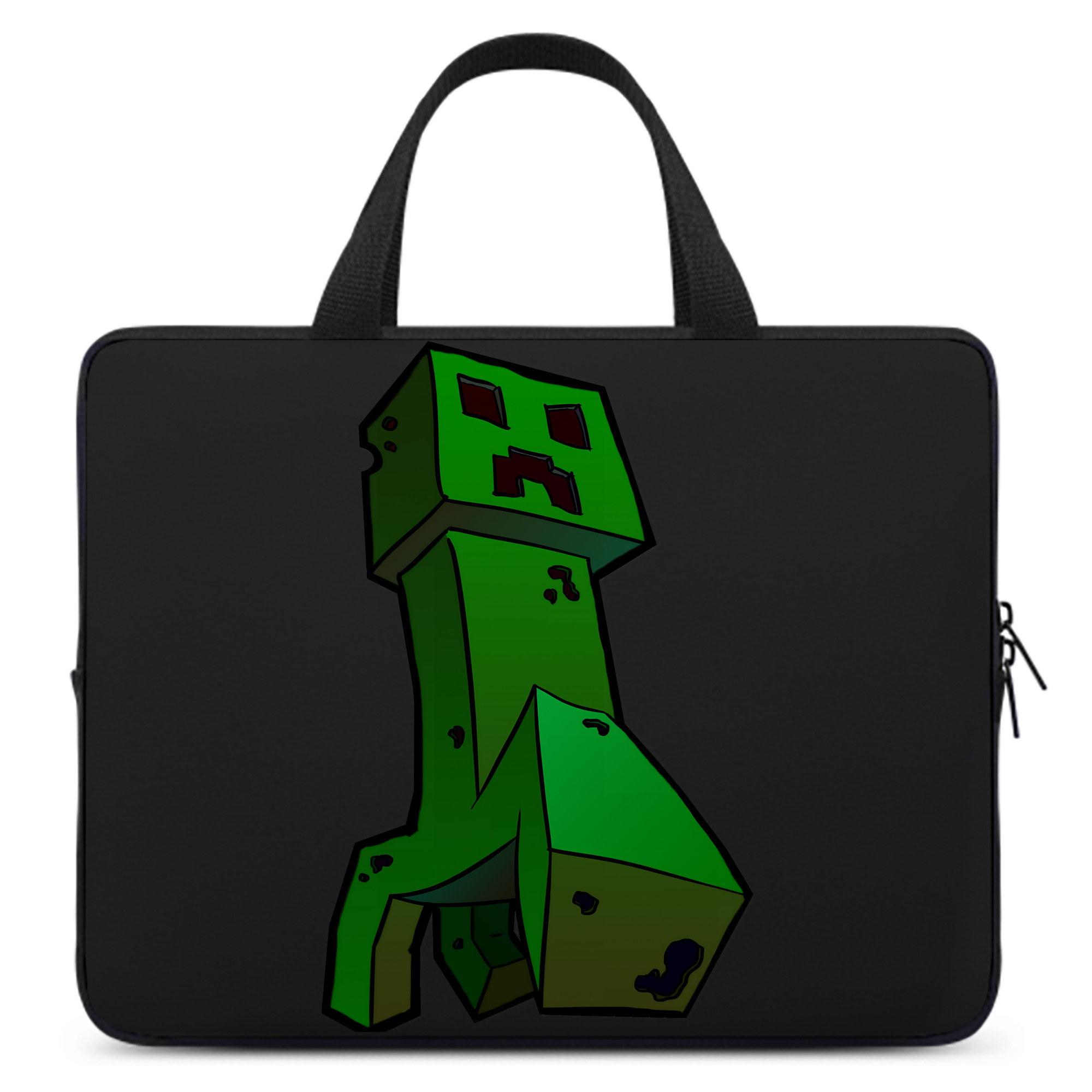 （画像用） マインクラフト ブロックの世界 Minecraft MC Block world 手提げノートパソコンバッグ