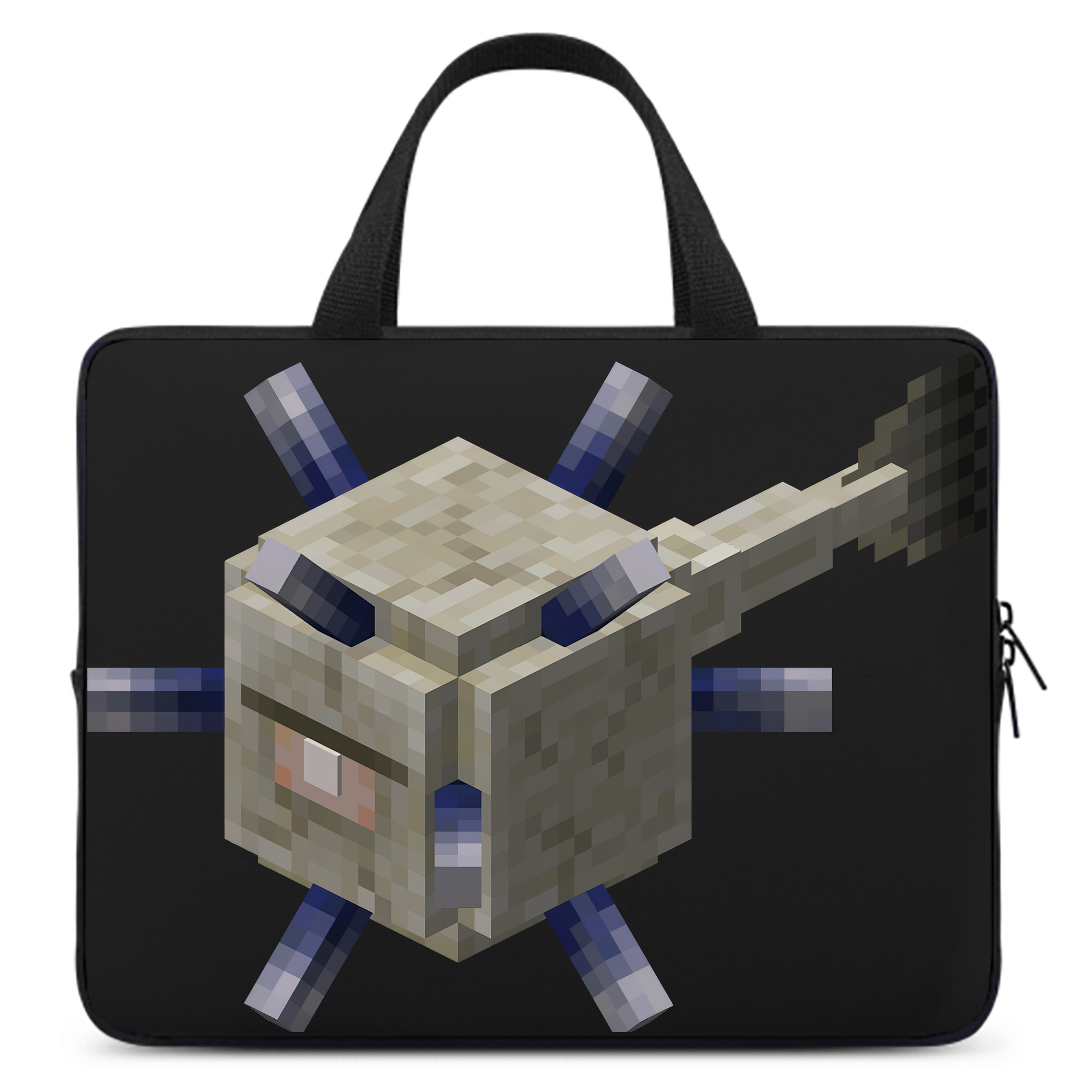 （画像用） マインクラフト ブロックの世界 Minecraft MC Block world 手提げノートパソコンバッグ