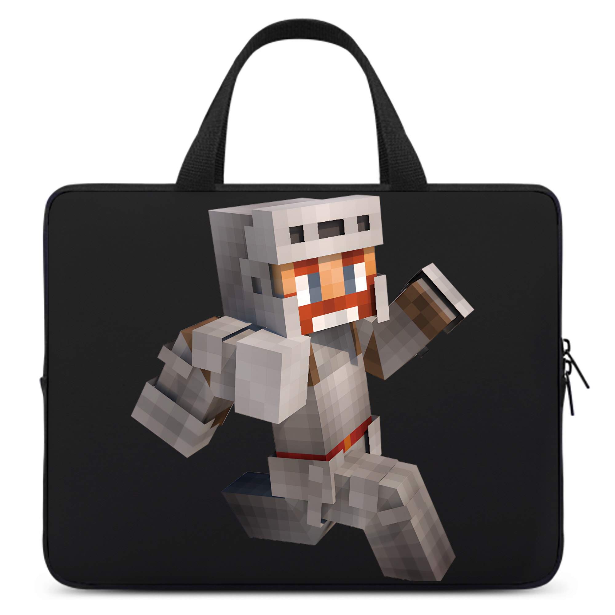 （画像用） マインクラフト ブロックの世界 Minecraft MC Block world 手提げノートパソコンバッグ