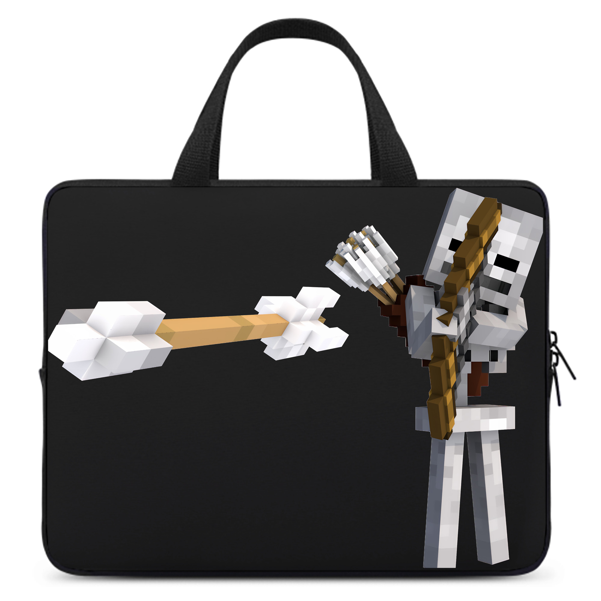 （画像用） マインクラフト ブロックの世界 Minecraft MC Block world 手提げノートパソコンバッグ