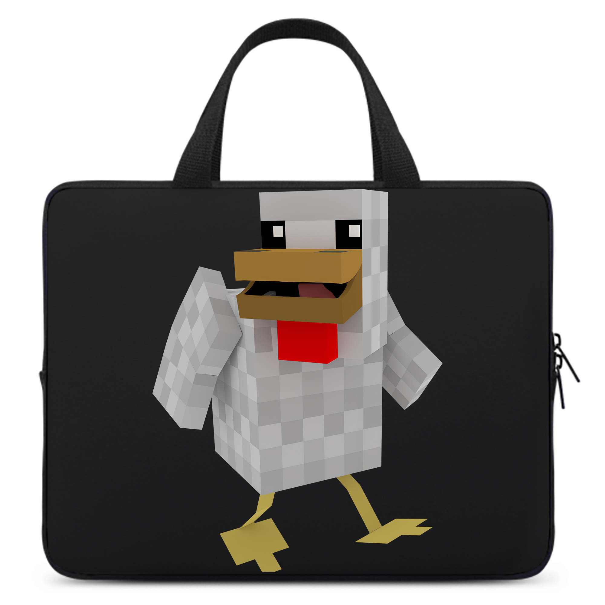 （画像用） マインクラフト ブロックの世界 Minecraft MC Block world 手提げノートパソコンバッグ