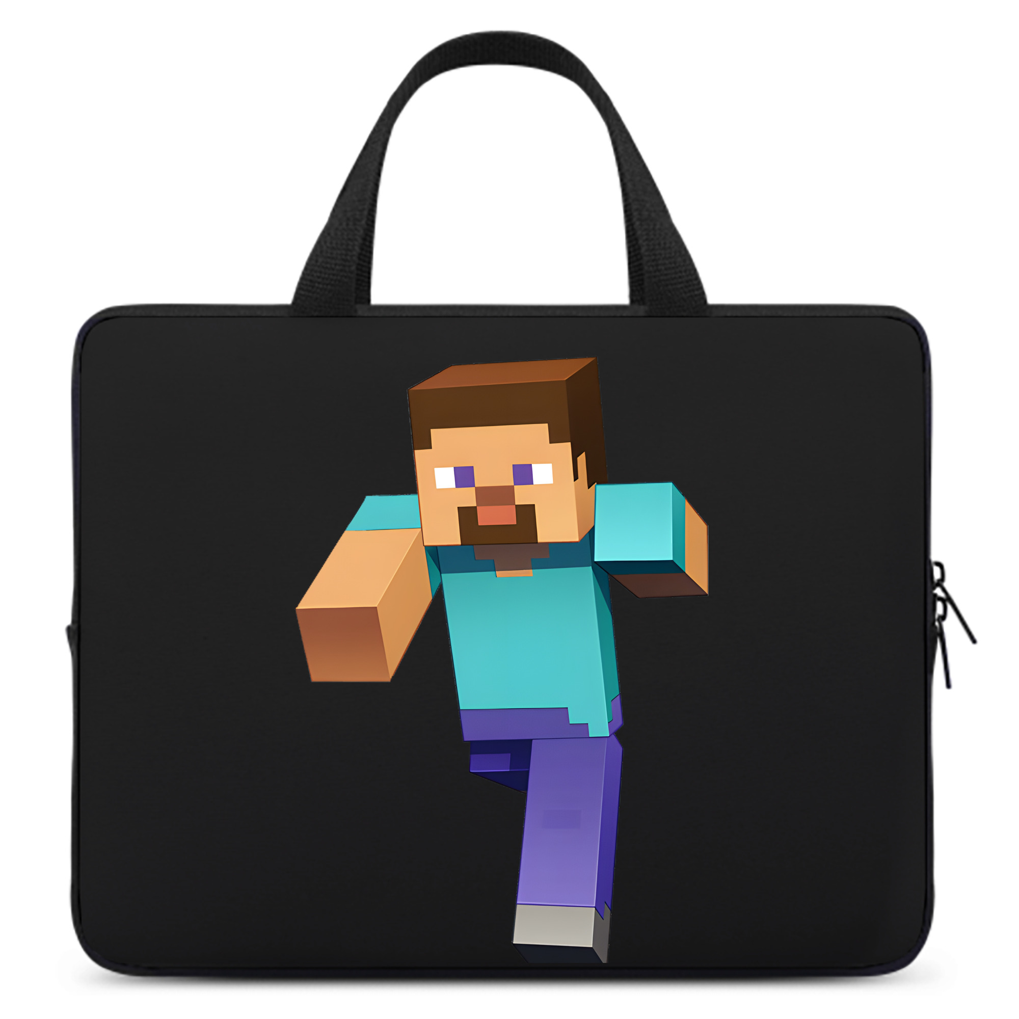 （画像用） マインクラフト ブロックの世界 Minecraft MC Block world 手提げノートパソコンバッグ