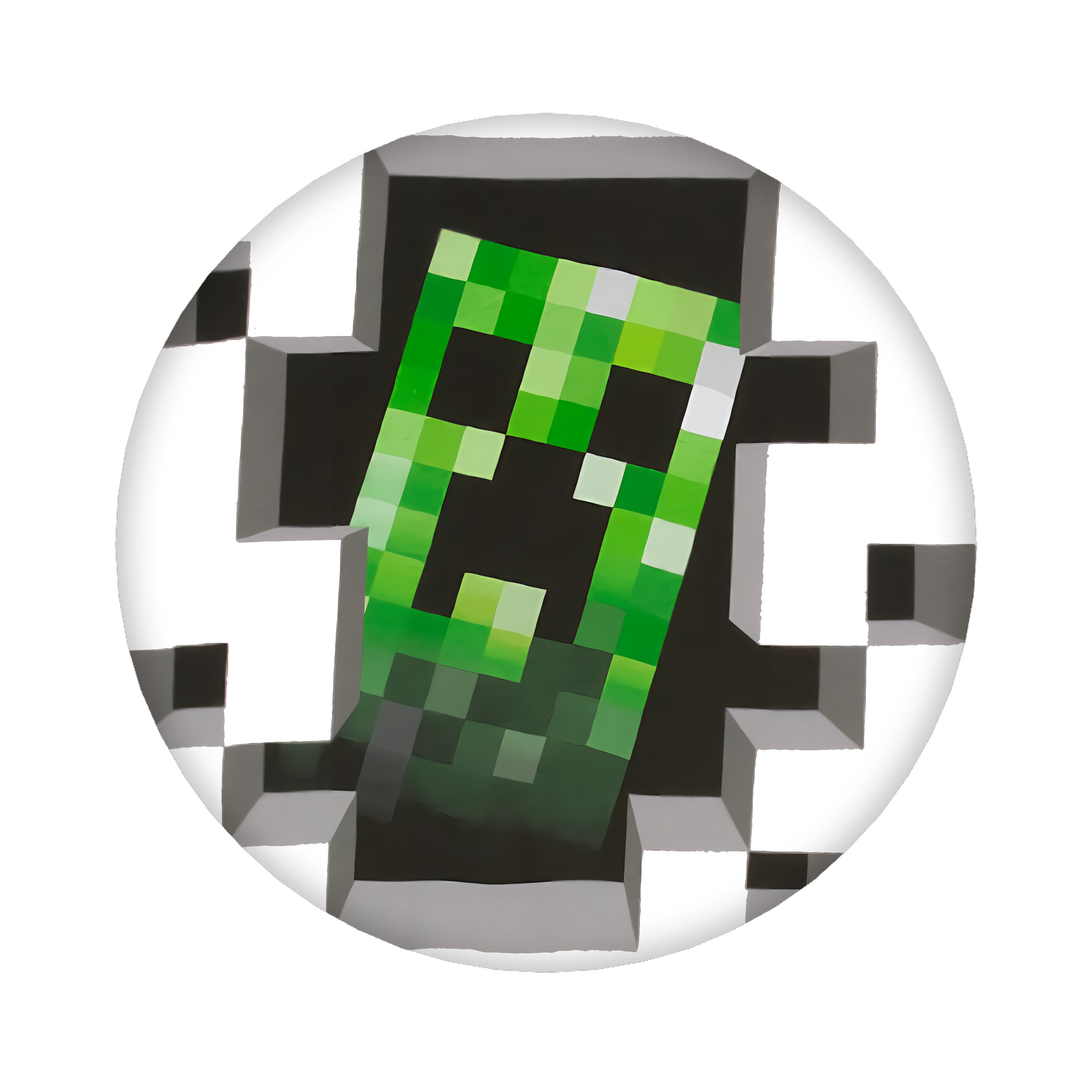 （画像用） マインクラフト ブロックの世界 Minecraft MC Block world 6cm 缶バッジ 複数セット