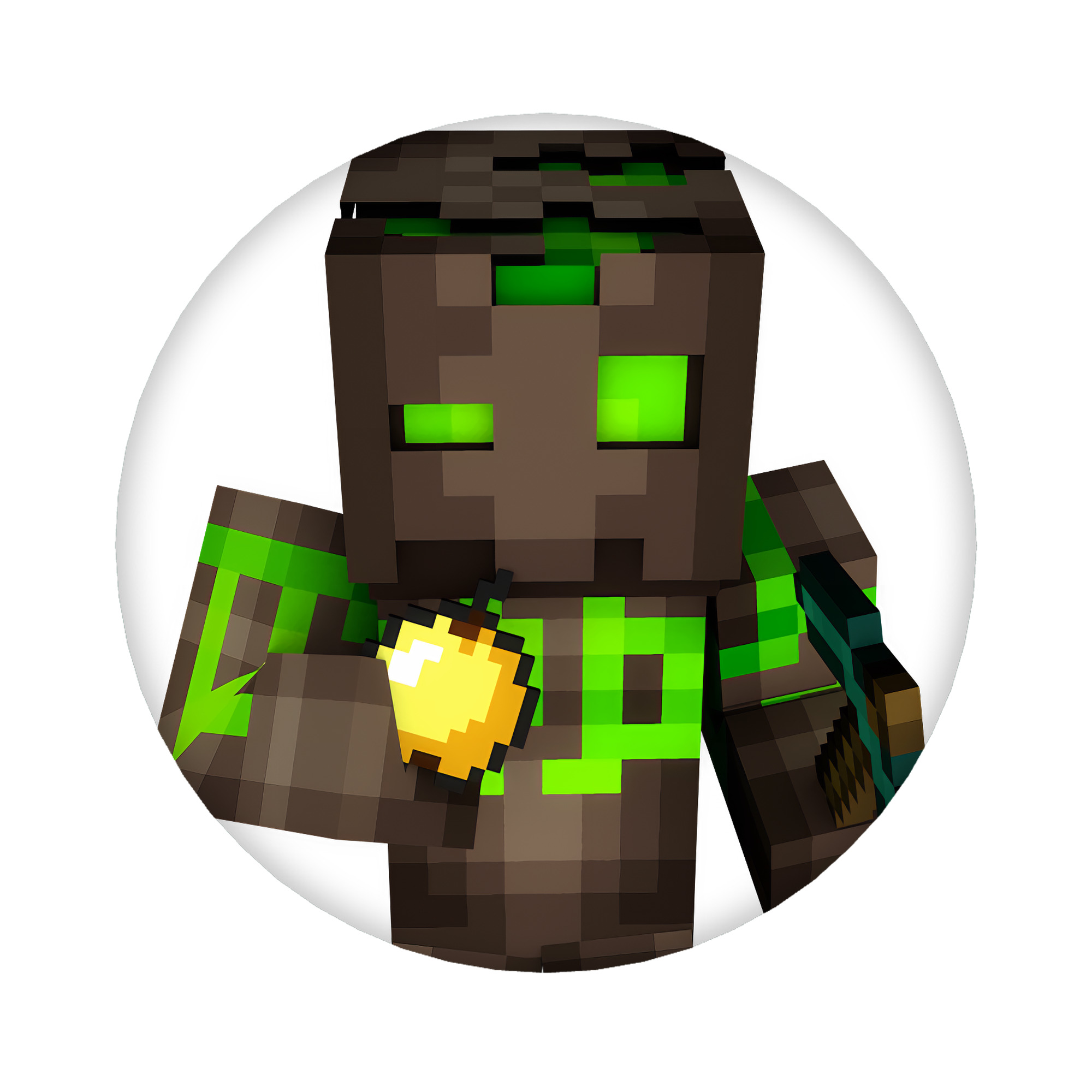 （画像用） マインクラフト ブロックの世界 Minecraft MC Block world 6cm 缶バッジ 複数セット