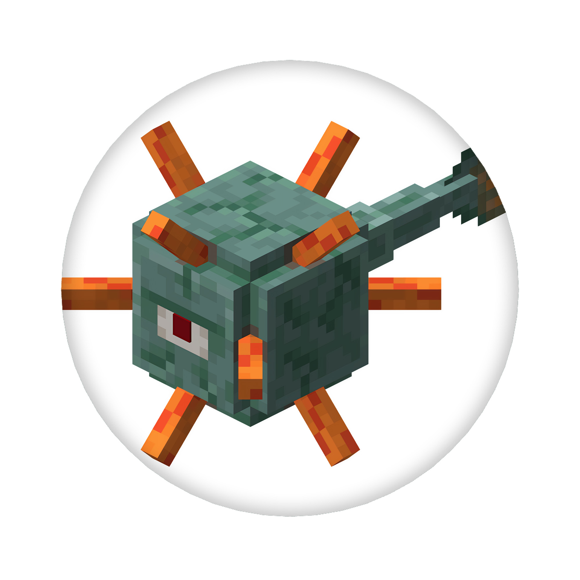 （画像用） マインクラフト ブロックの世界 Minecraft MC Block world 6cm 缶バッジ 複数セット