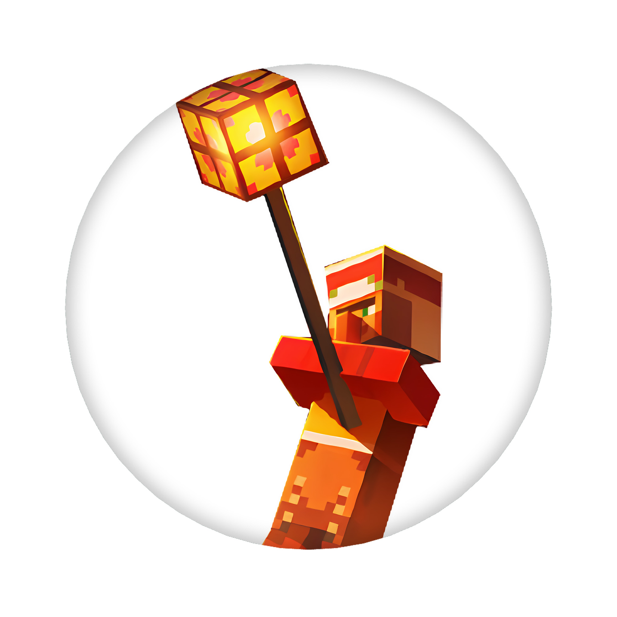 （画像用） マインクラフト ブロックの世界 Minecraft MC Block world 6cm 缶バッジ 複数セット