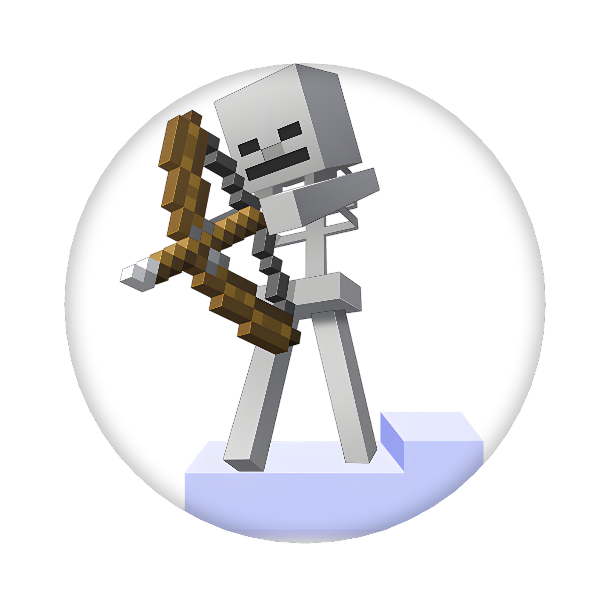 （画像用） マインクラフト ブロックの世界 Minecraft MC Block world 6cm 缶バッジ 複数セット