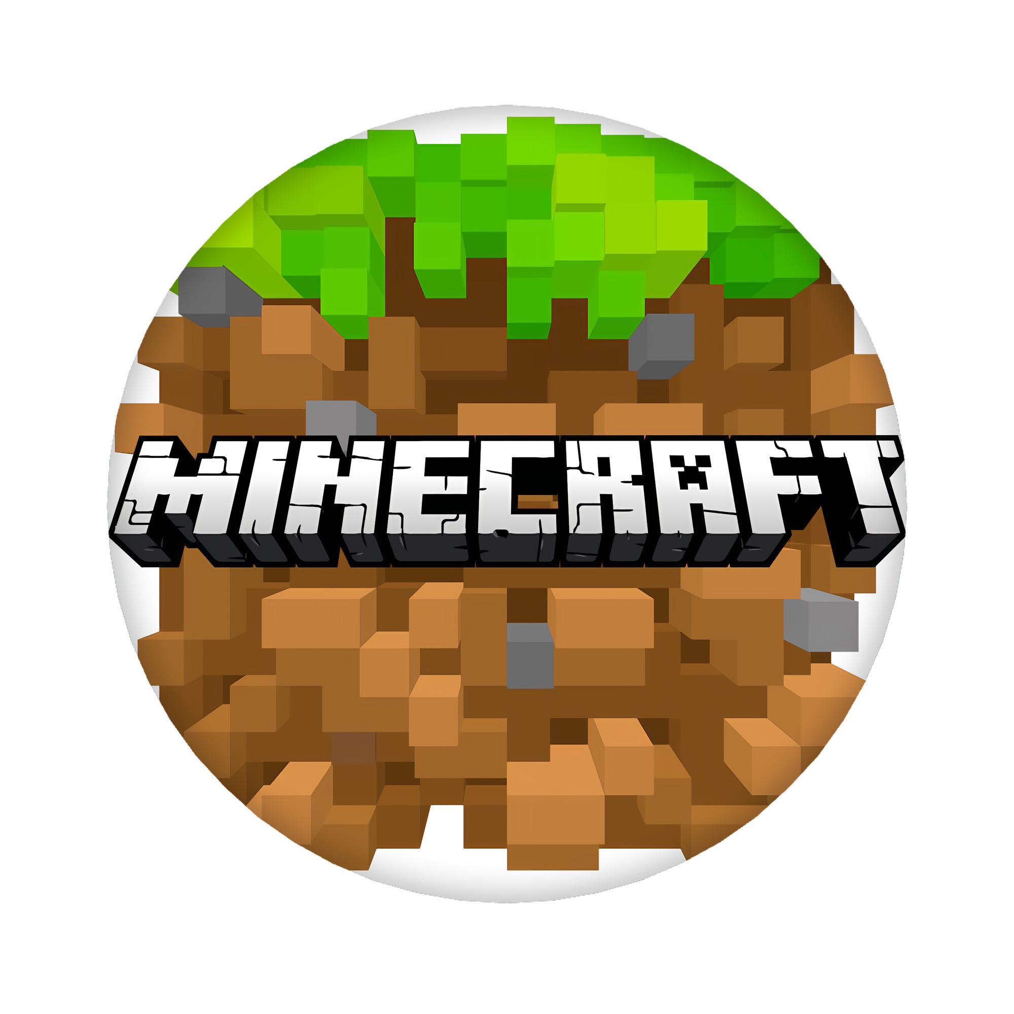 （画像用） マインクラフト ブロックの世界 Minecraft MC Block world 6cm 缶バッジ 複数セット