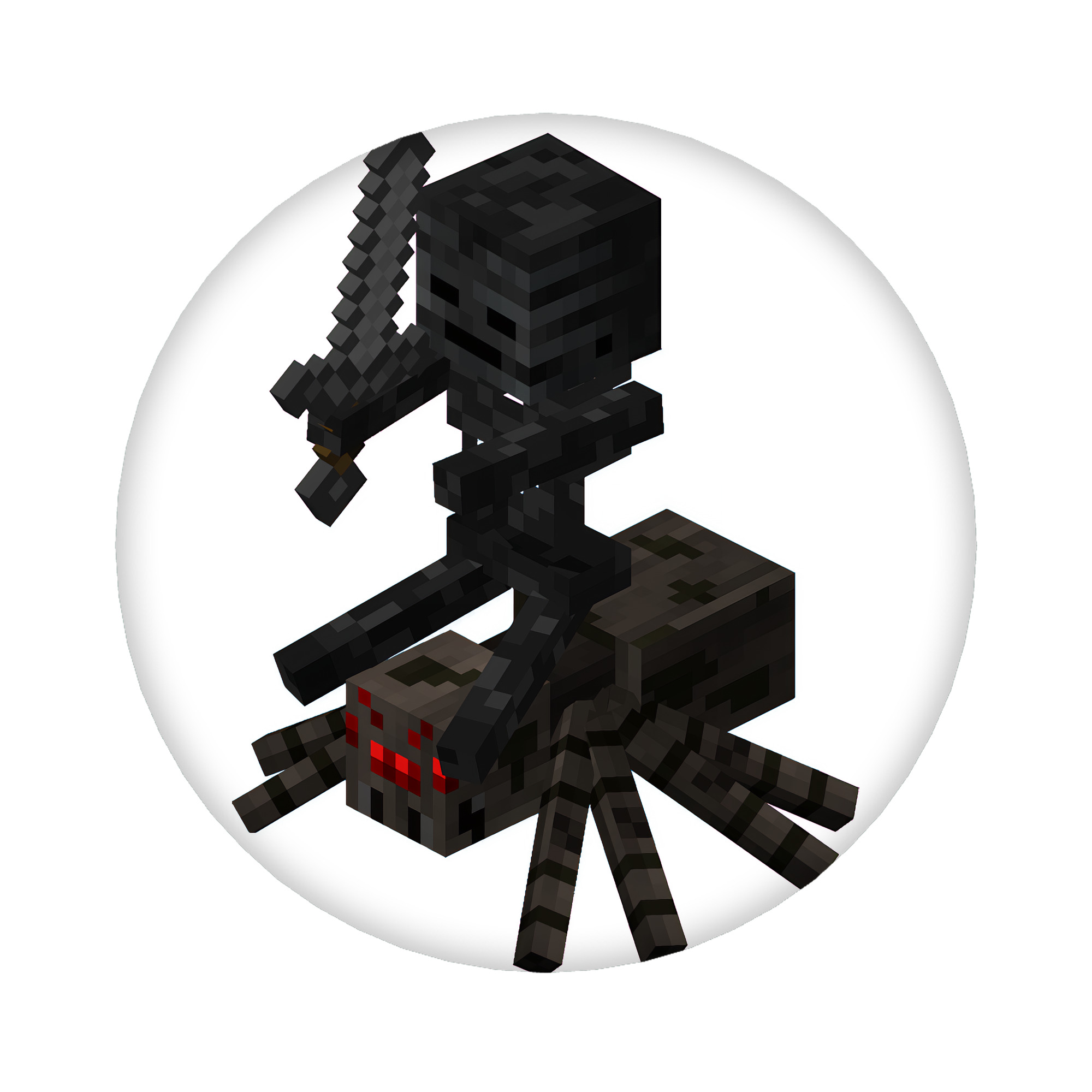 （画像用） マインクラフト ブロックの世界 Minecraft MC Block world 6cm 缶バッジ 複数セット