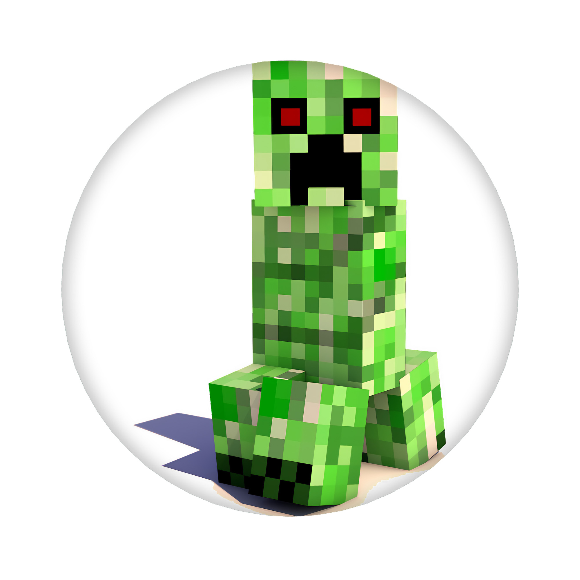（画像用） マインクラフト ブロックの世界 Minecraft MC Block world 6cm 缶バッジ 複数セット