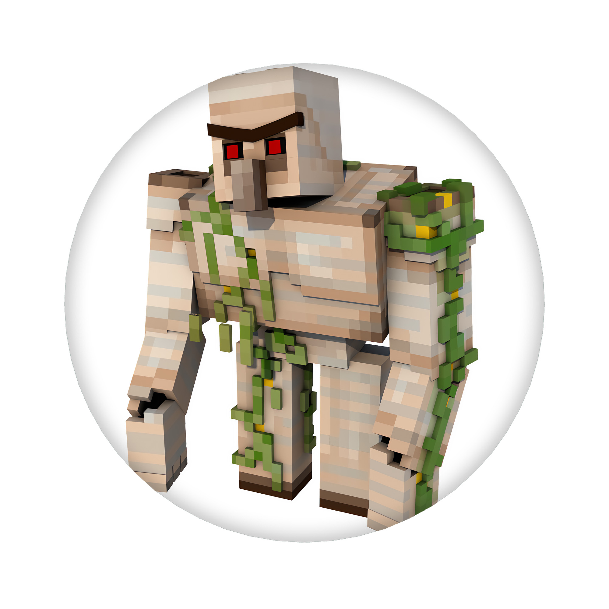 （画像用） マインクラフト ブロックの世界 Minecraft MC Block world 6cm 缶バッジ 複数セット