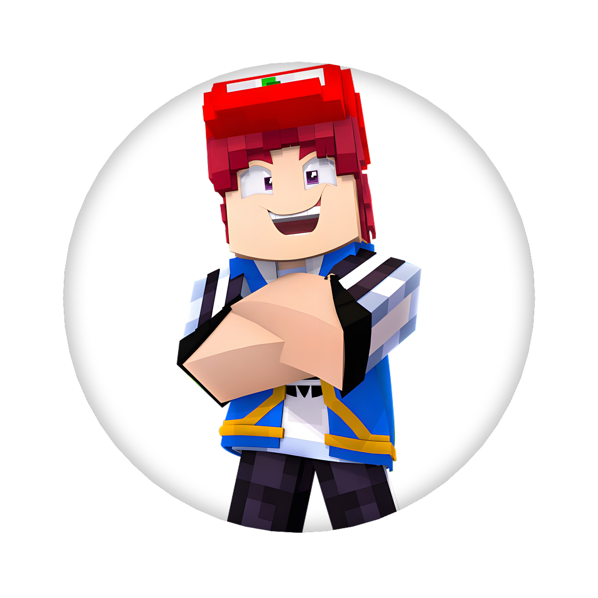 （画像用） マインクラフト ブロックの世界 Minecraft MC Block world 6cm 缶バッジ 複数セット