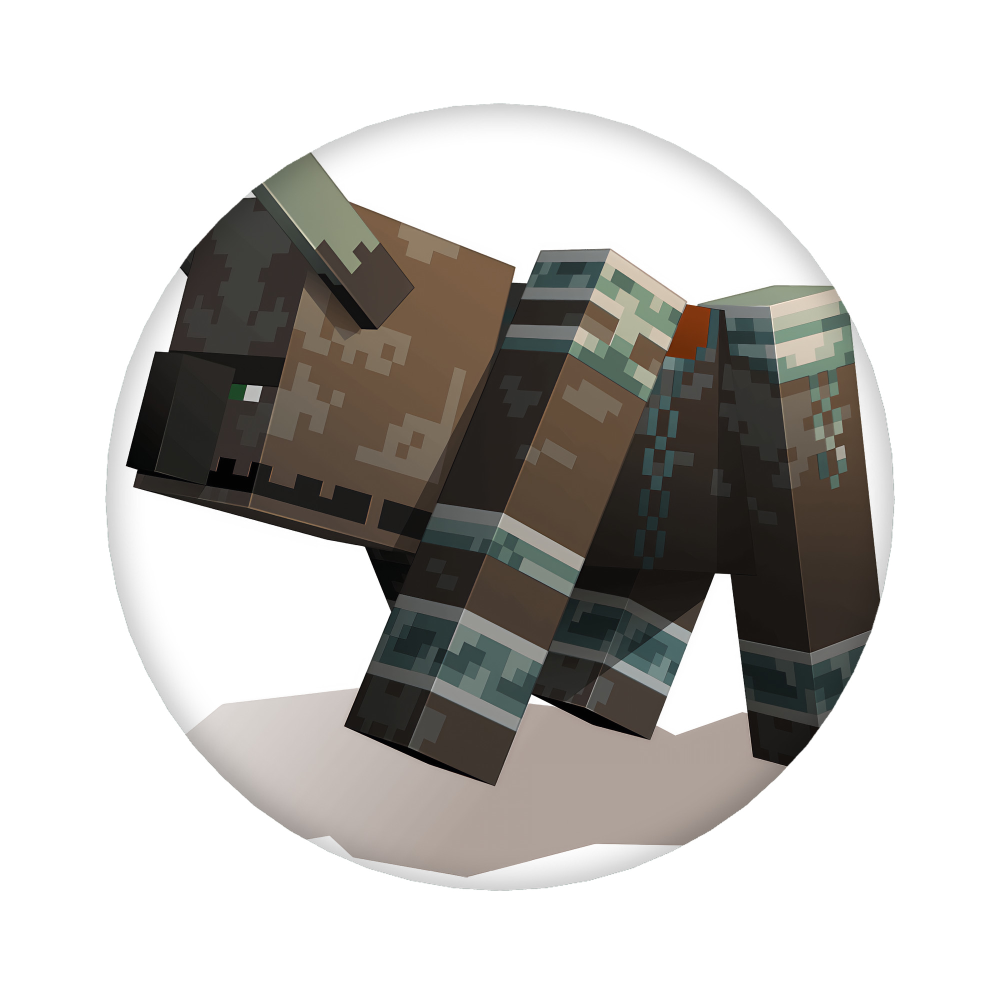 （画像用） マインクラフト ブロックの世界 Minecraft MC Block world 6cm 缶バッジ 複数セット