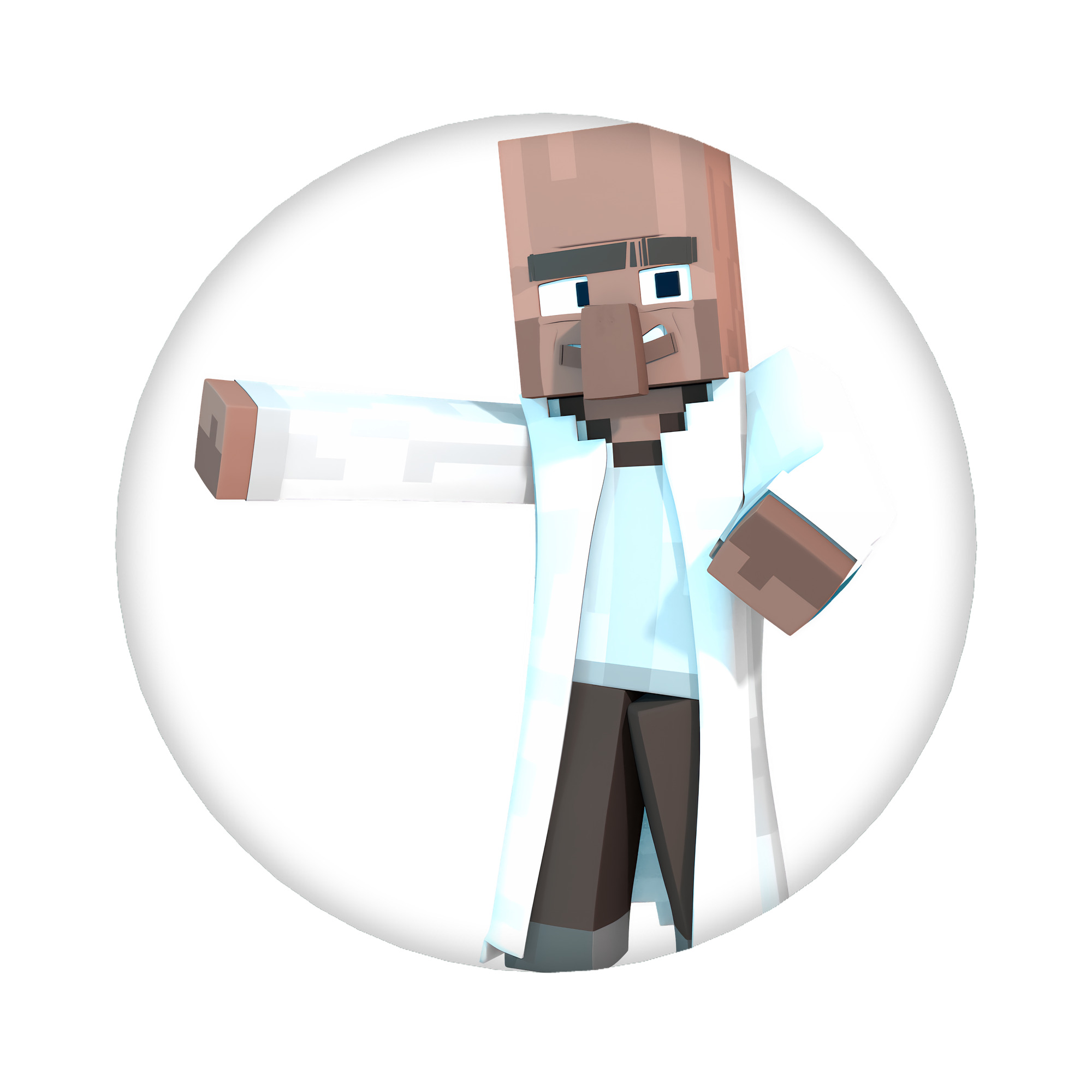 （画像用） マインクラフト ブロックの世界 Minecraft MC Block world 6cm 缶バッジ 複数セット