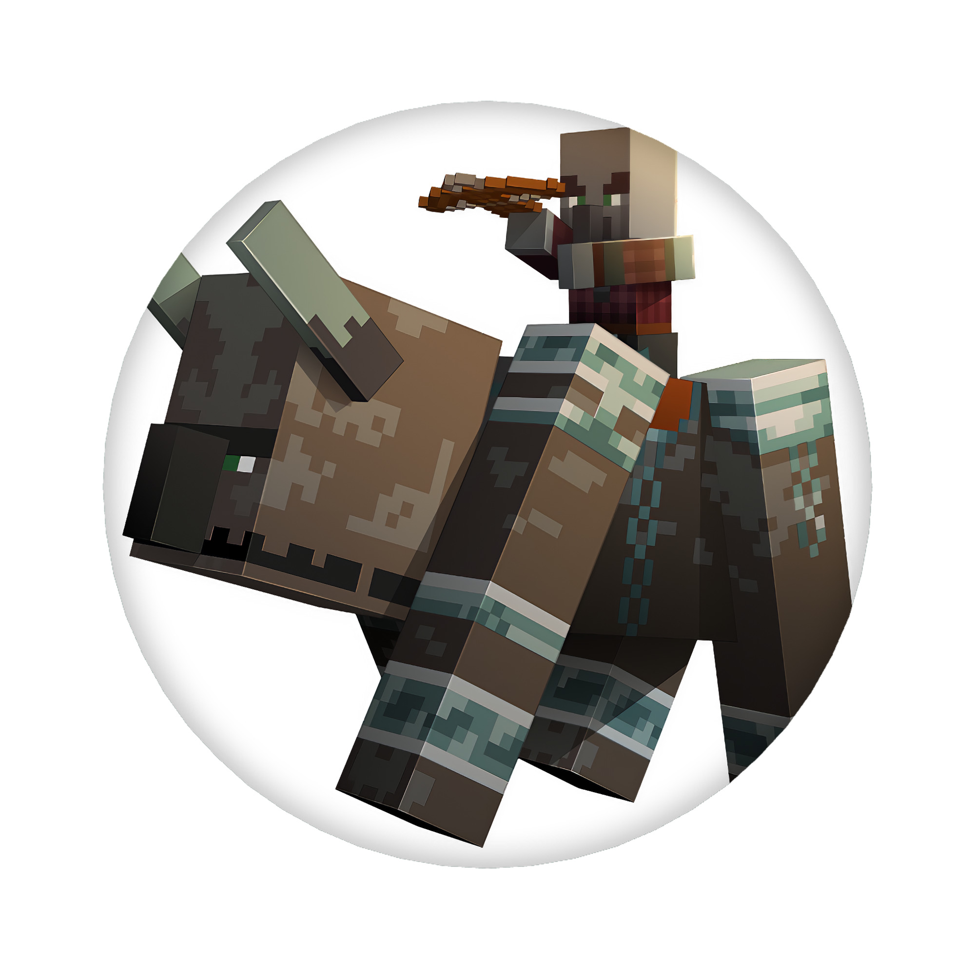 （画像用） マインクラフト ブロックの世界 Minecraft MC Block world 6cm 缶バッジ 複数セット