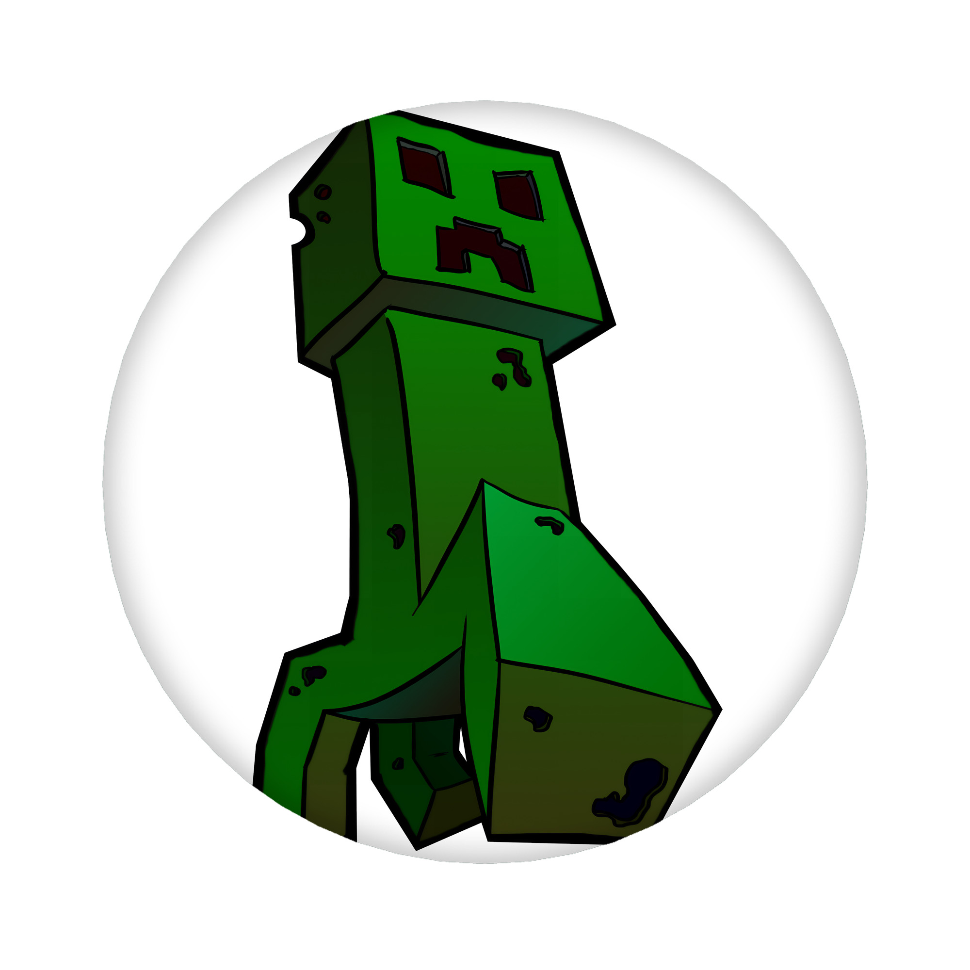 （画像用） マインクラフト ブロックの世界 Minecraft MC Block world 6cm 缶バッジ 複数セット