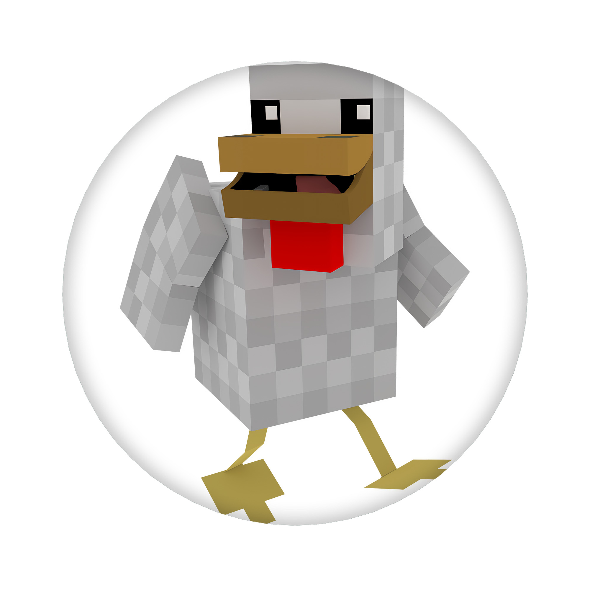 （画像用） マインクラフト ブロックの世界 Minecraft MC Block world 6cm 缶バッジ 複数セット