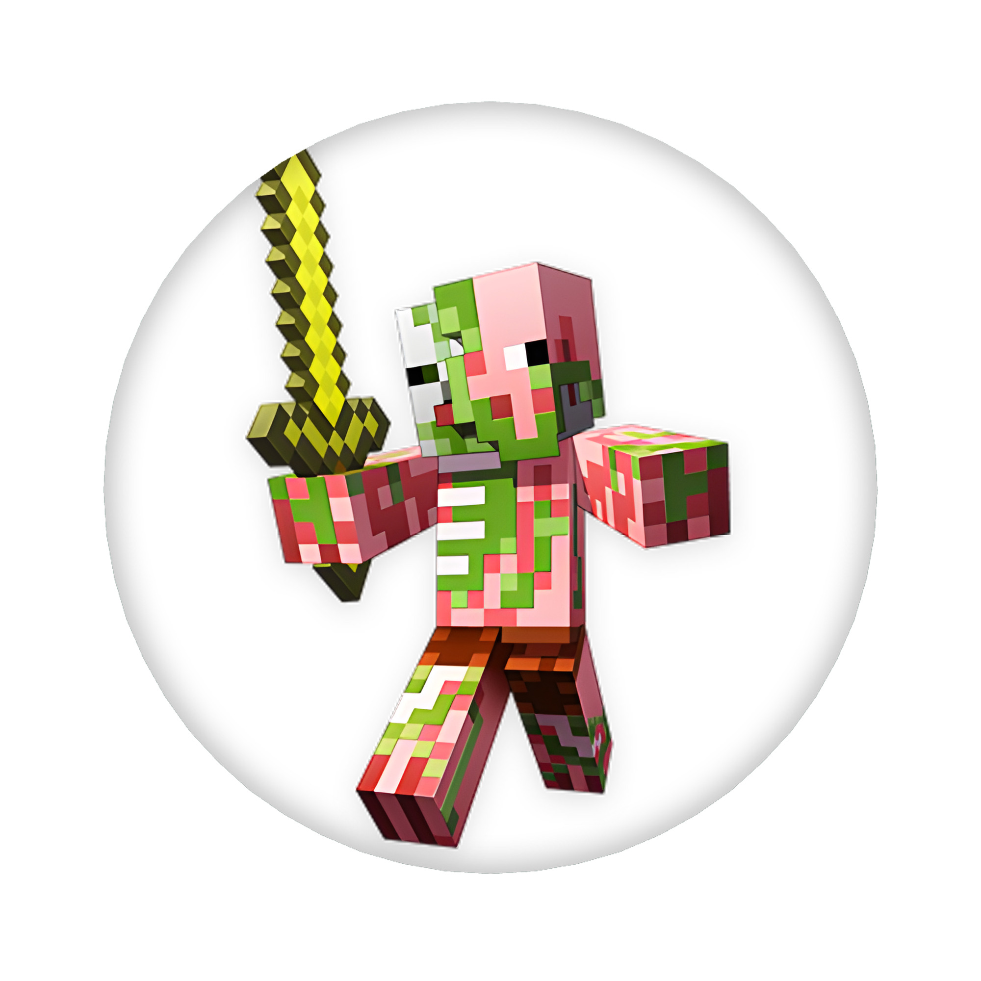 （画像用） マインクラフト ブロックの世界 Minecraft MC Block world 6cm 缶バッジ 複数セット