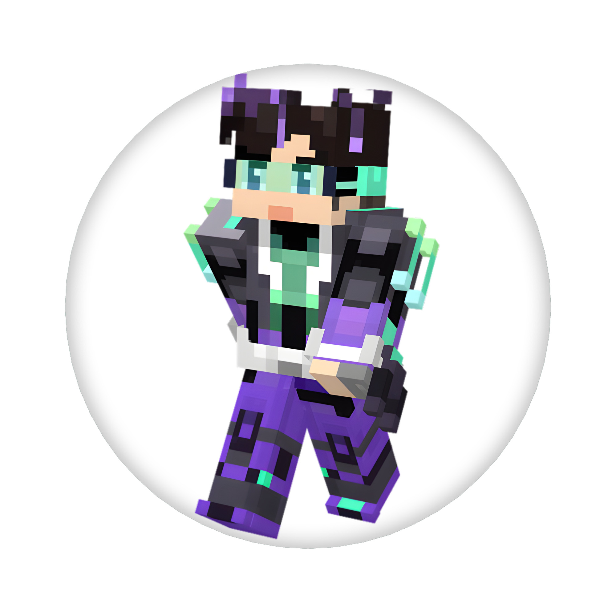 （画像用） マインクラフト ブロックの世界 Minecraft MC Block world 6cm 缶バッジ 複数セット