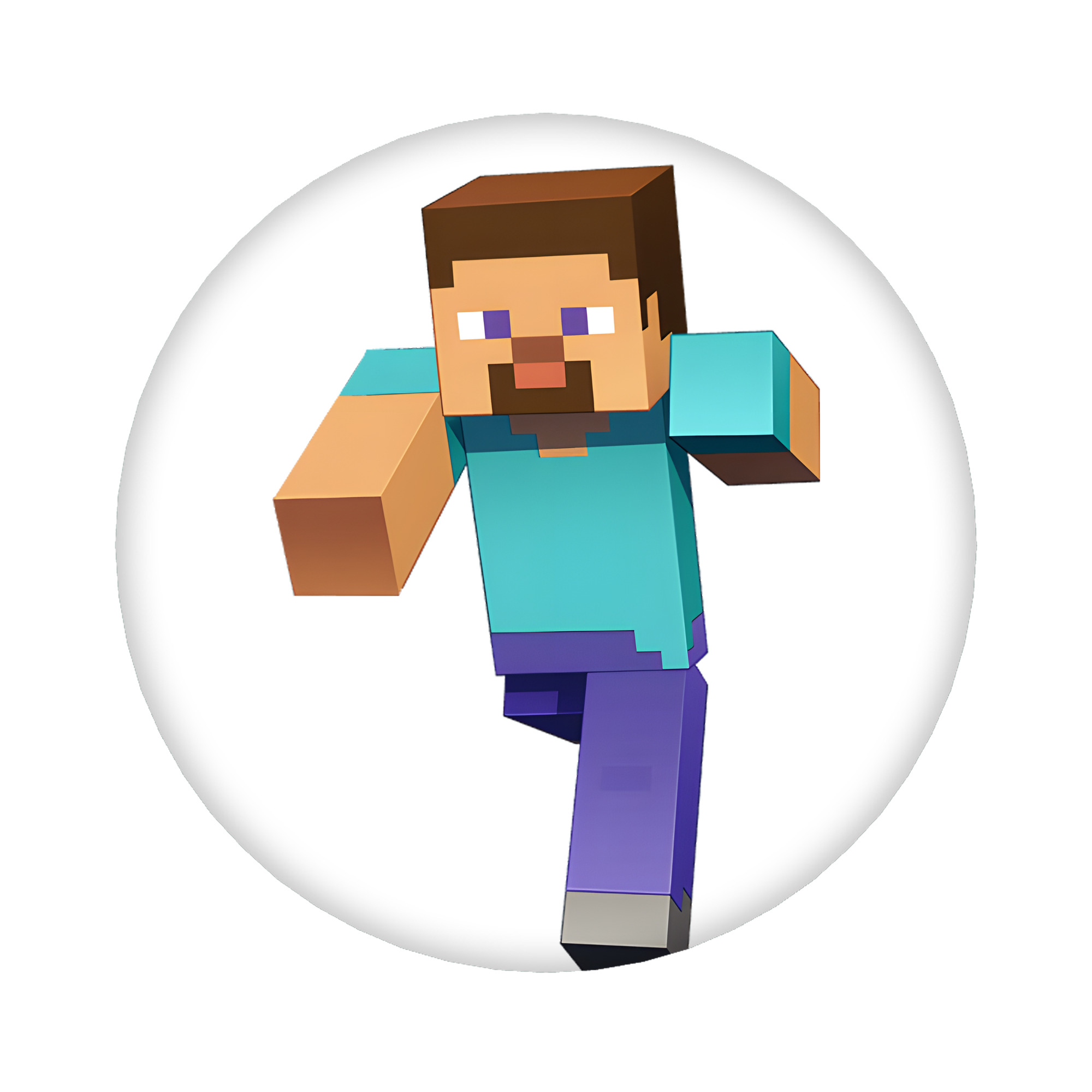 （画像用） マインクラフト ブロックの世界 Minecraft MC Block world 6cm 缶バッジ 複数セット