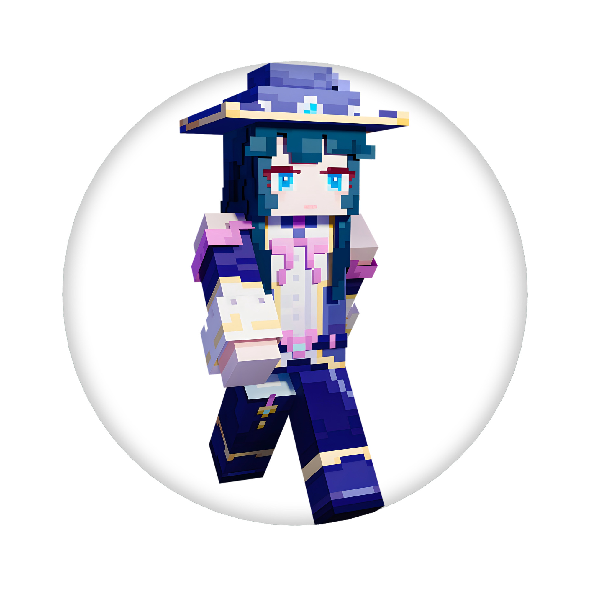 （画像用） マインクラフト ブロックの世界 Minecraft MC Block world 6cm 缶バッジ 複数セット