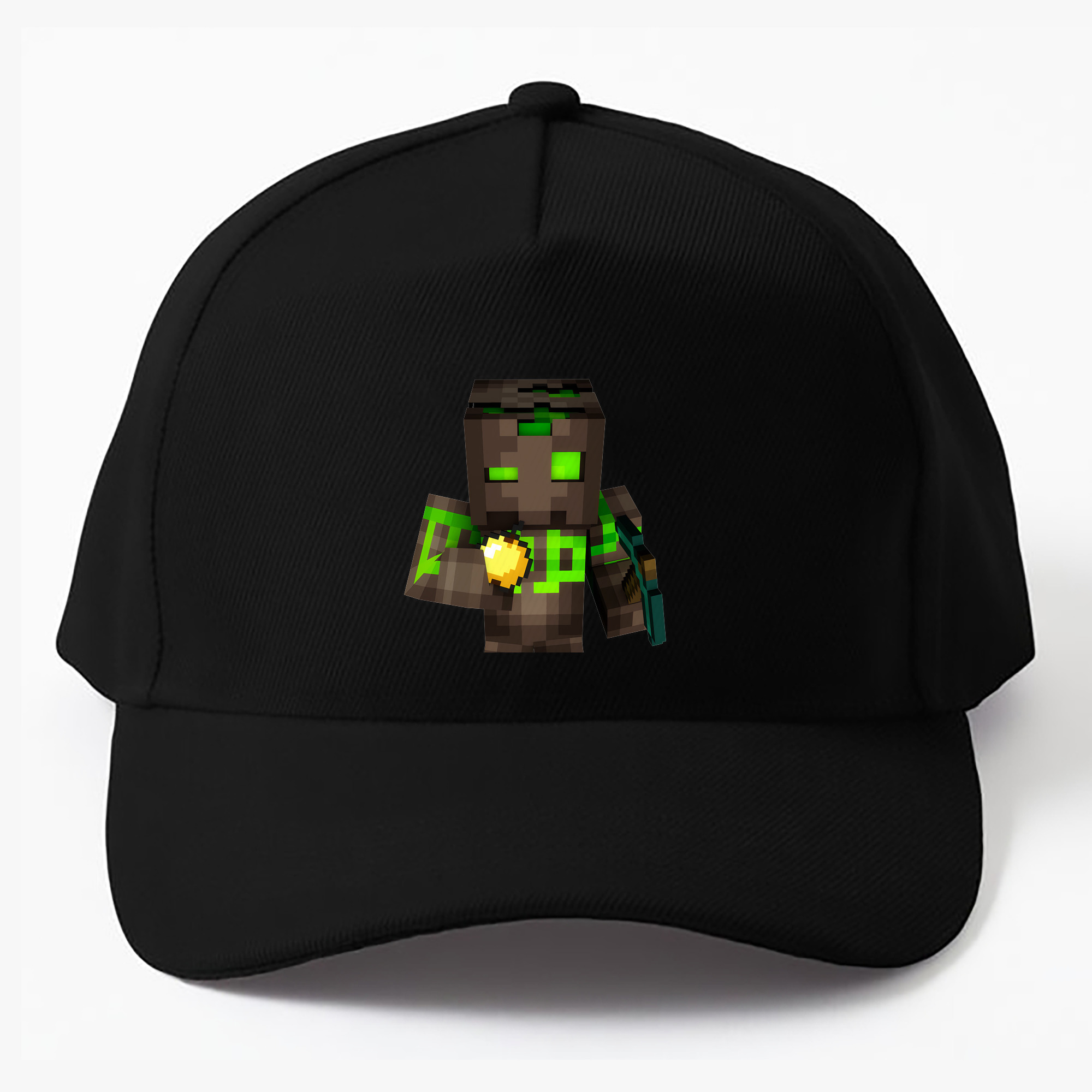 （画像用） マインクラフト ブロックの世界 Minecraft MC Block world ベースボールキャップ 綿100％ 男女兼用 帽子 スポーツ