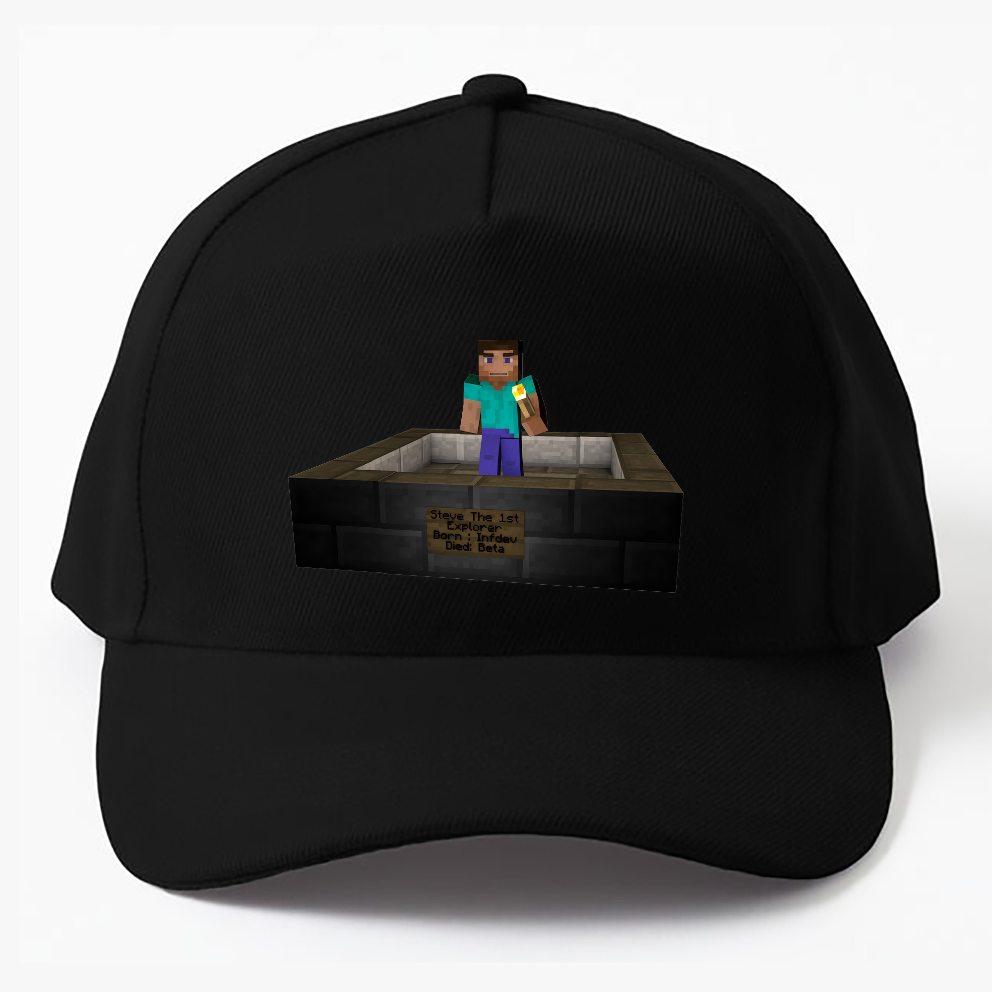 （画像用） マインクラフト ブロックの世界 Minecraft MC Block world ベースボールキャップ 綿100％ 男女兼用 帽子 スポーツ