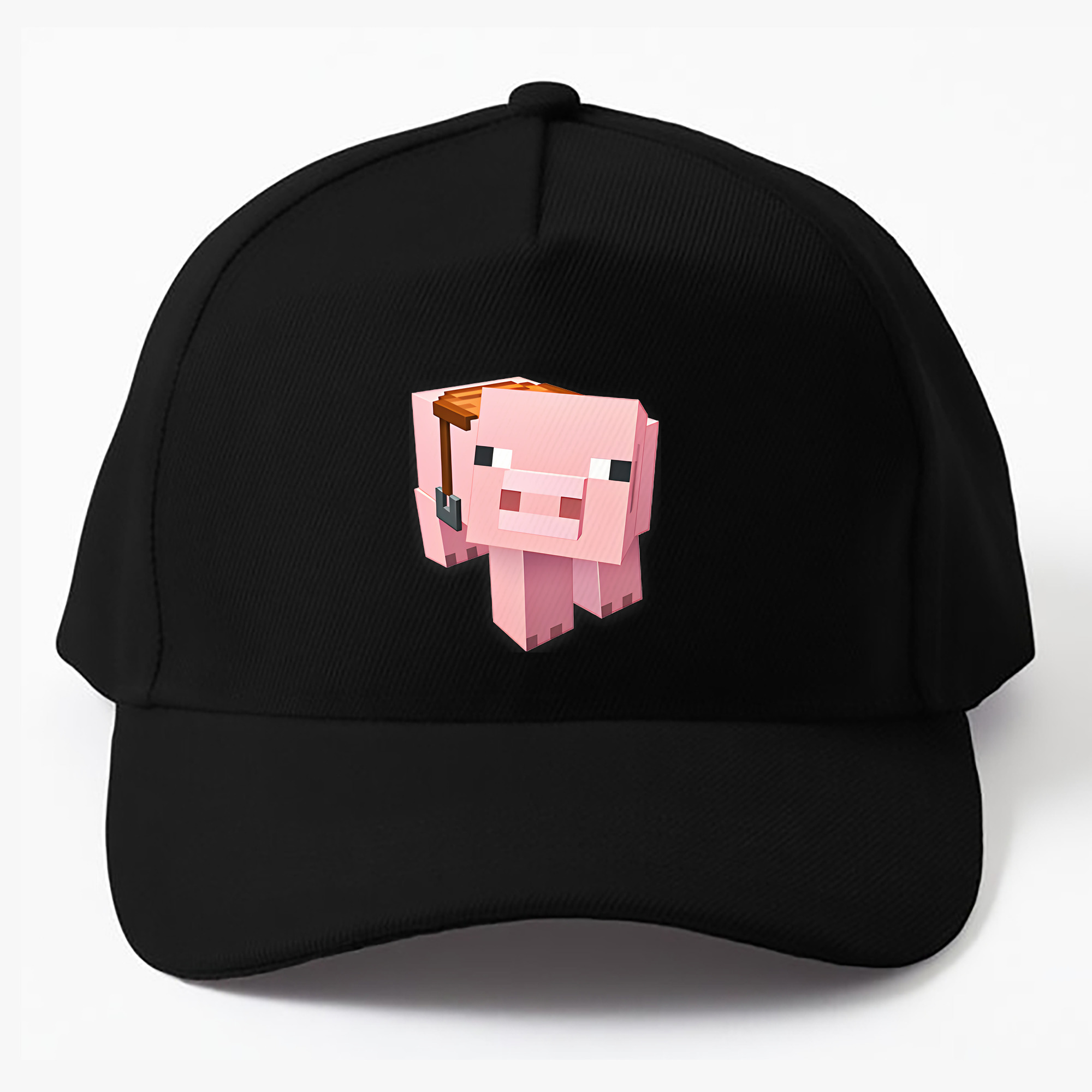 （画像用） マインクラフト ブロックの世界 Minecraft MC Block world ベースボールキャップ 綿100％ 男女兼用 帽子 スポーツ