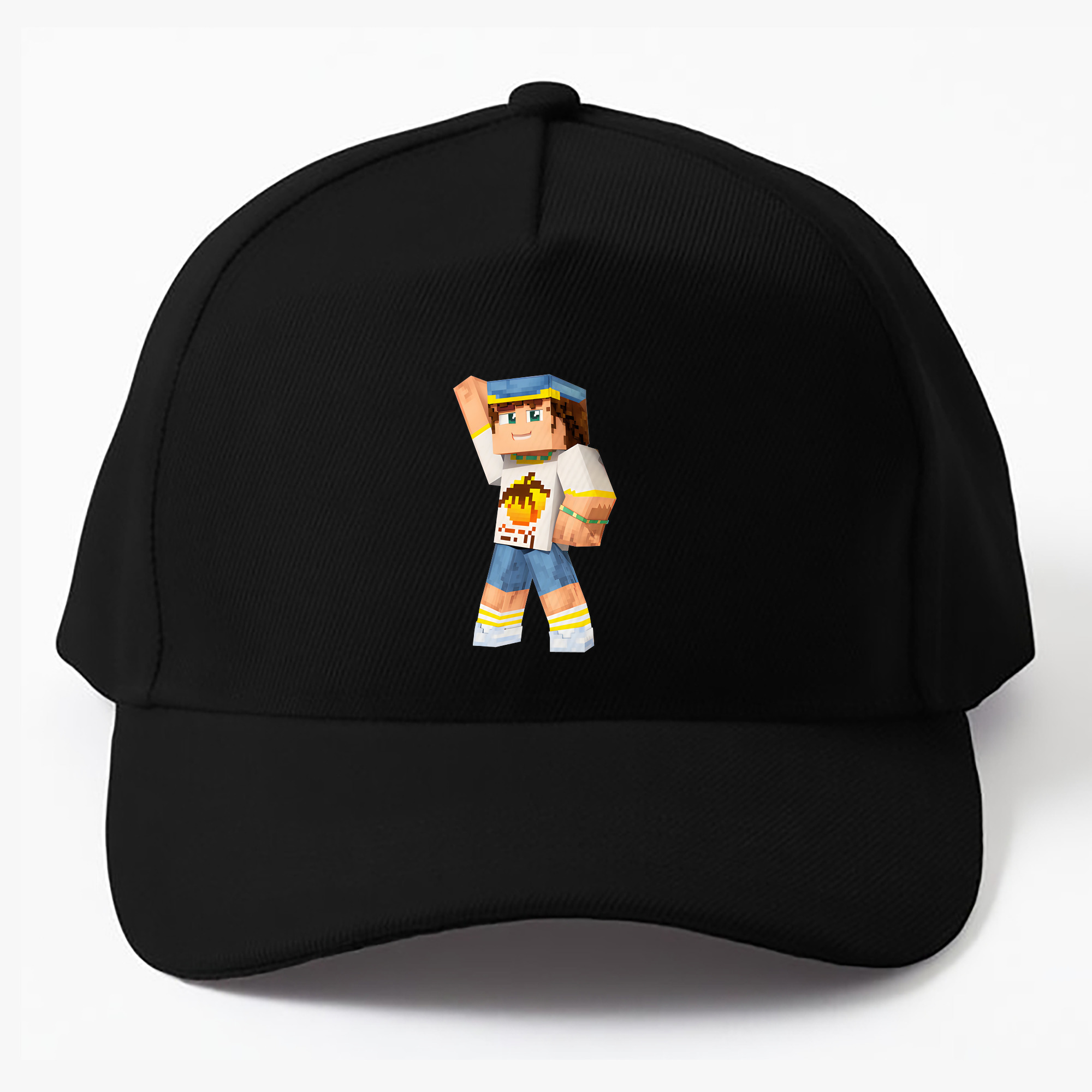 （画像用） マインクラフト ブロックの世界 Minecraft MC Block world ベースボールキャップ 綿100％ 男女兼用 帽子 スポーツ