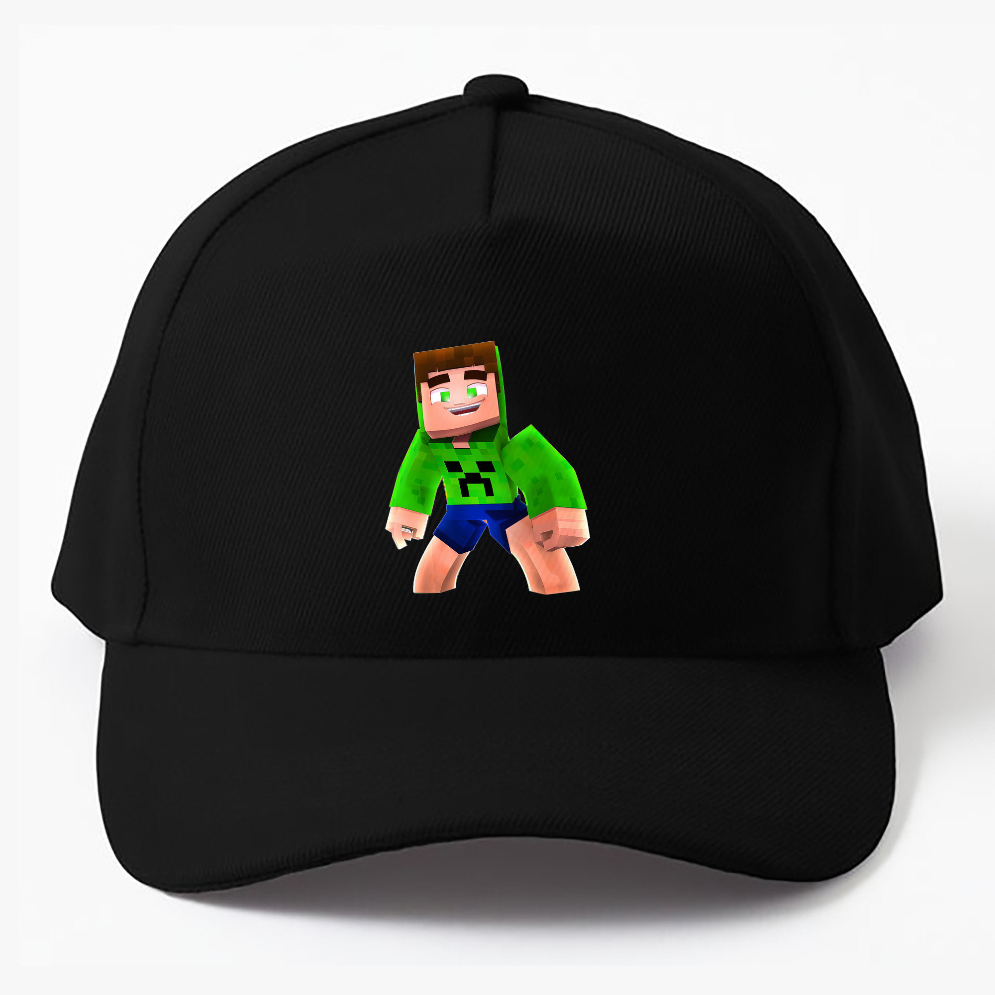 （画像用） マインクラフト ブロックの世界 Minecraft MC Block world ベースボールキャップ 綿100％ 男女兼用 帽子 スポーツ