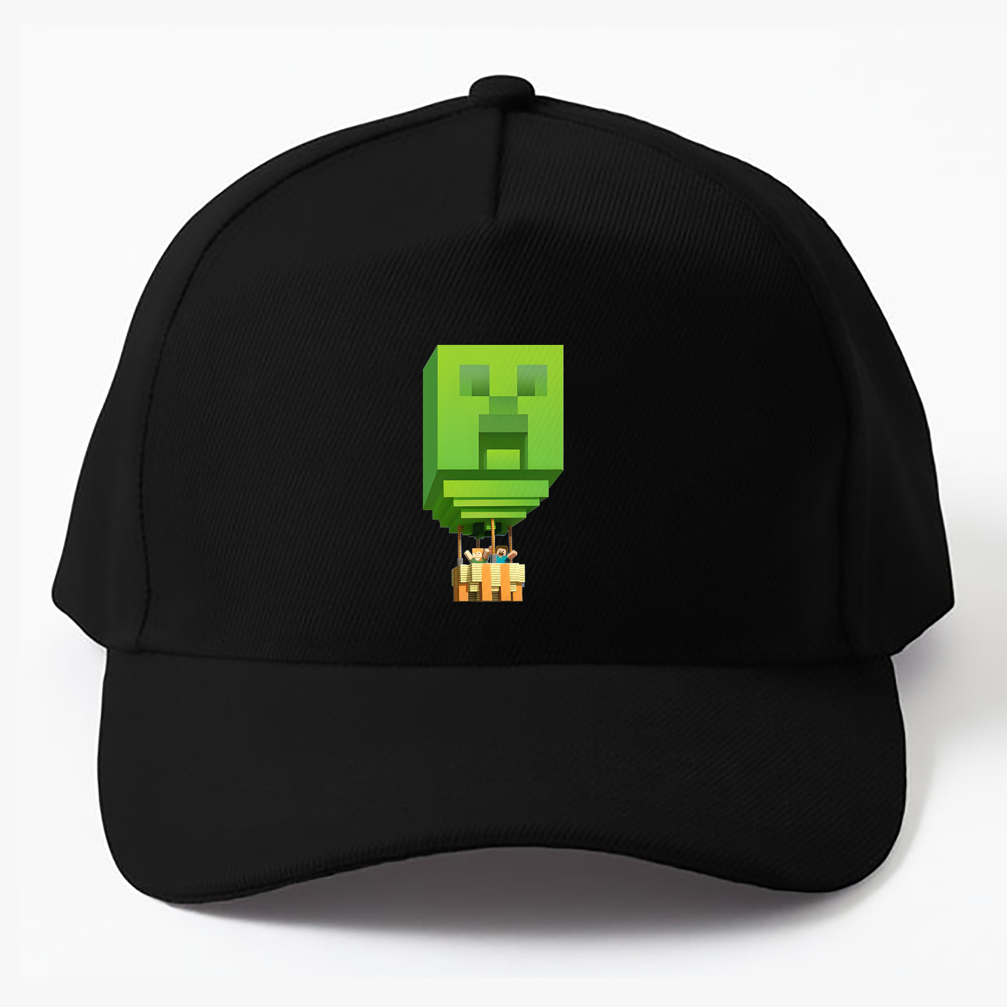 （画像用） マインクラフト ブロックの世界 Minecraft MC Block world ベースボールキャップ 綿100％ 男女兼用 帽子 スポーツ