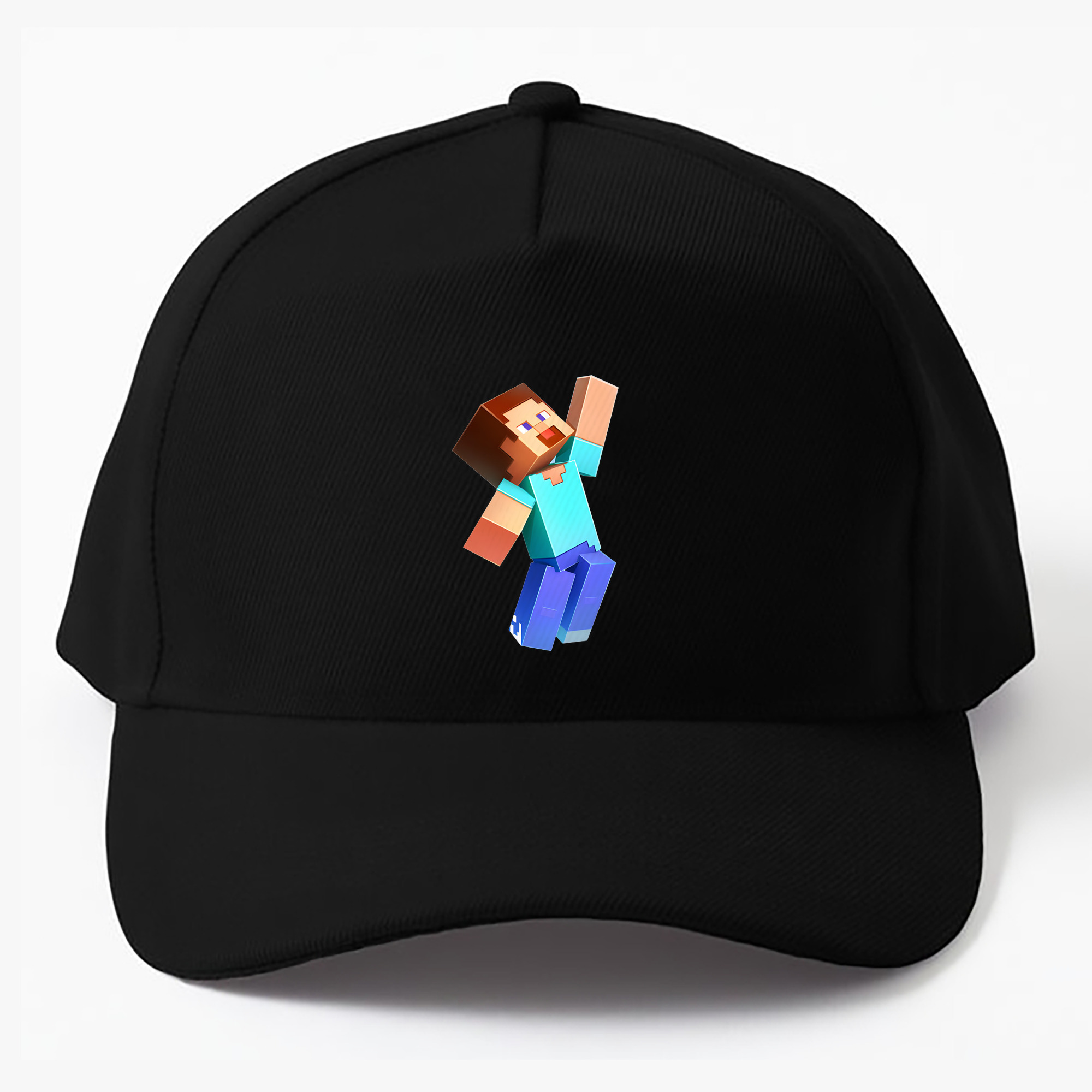 （画像用） マインクラフト ブロックの世界 Minecraft MC Block world ベースボールキャップ 綿100％ 男女兼用 帽子 スポーツ