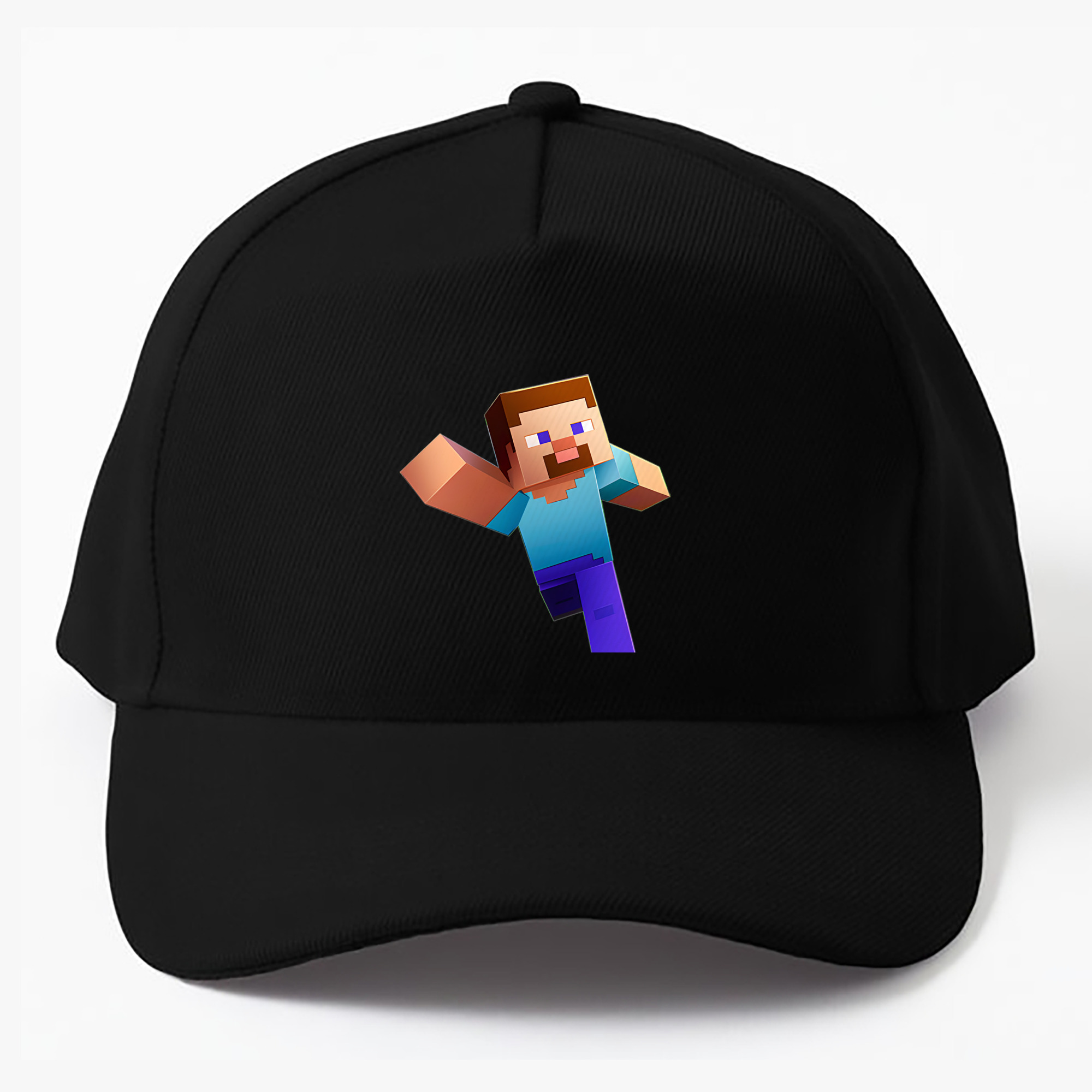 （画像用） マインクラフト ブロックの世界 Minecraft MC Block world ベースボールキャップ 綿100％ 男女兼用 帽子 スポーツ