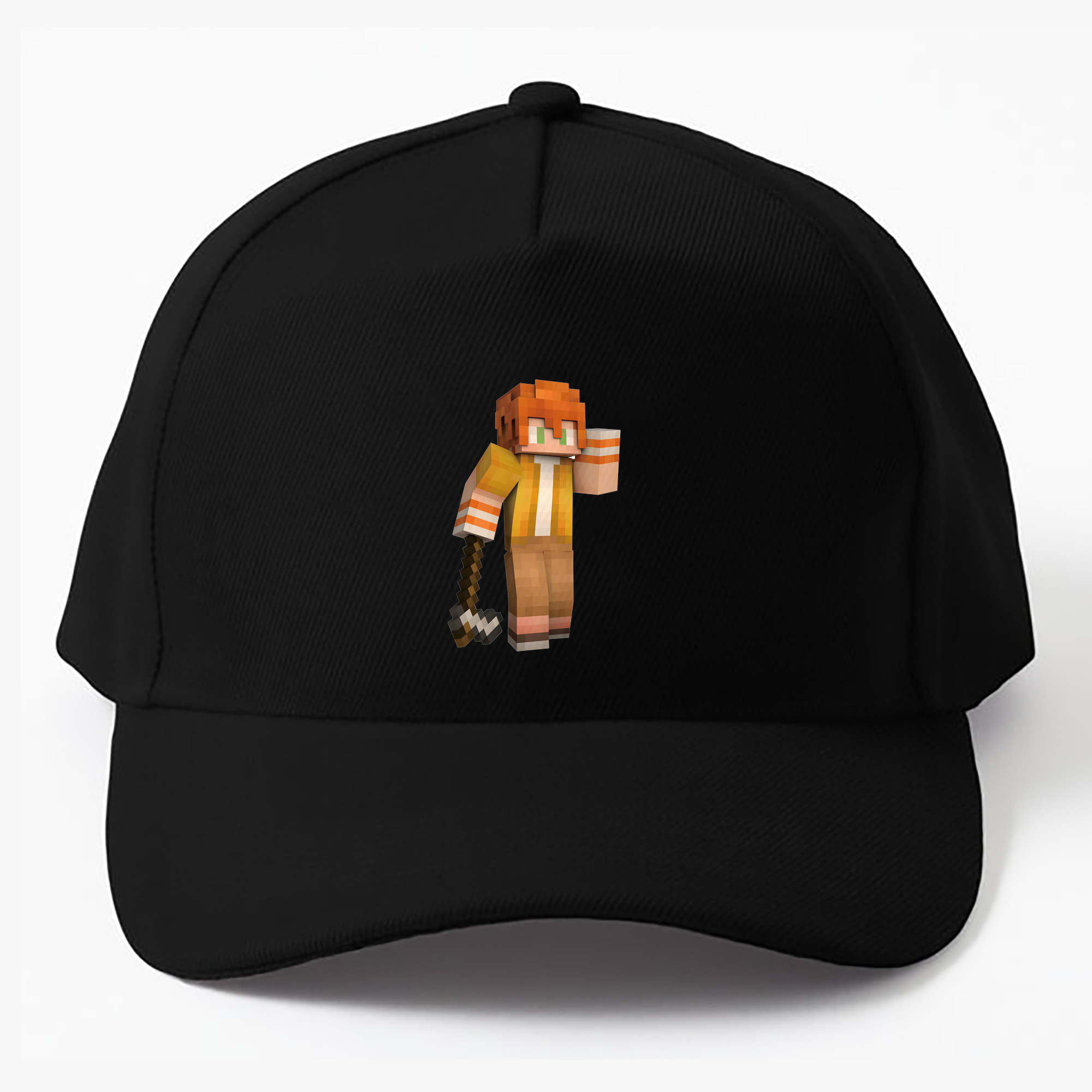 （画像用） マインクラフト ブロックの世界 Minecraft MC Block world ベースボールキャップ 綿100％ 男女兼用 帽子 スポーツ