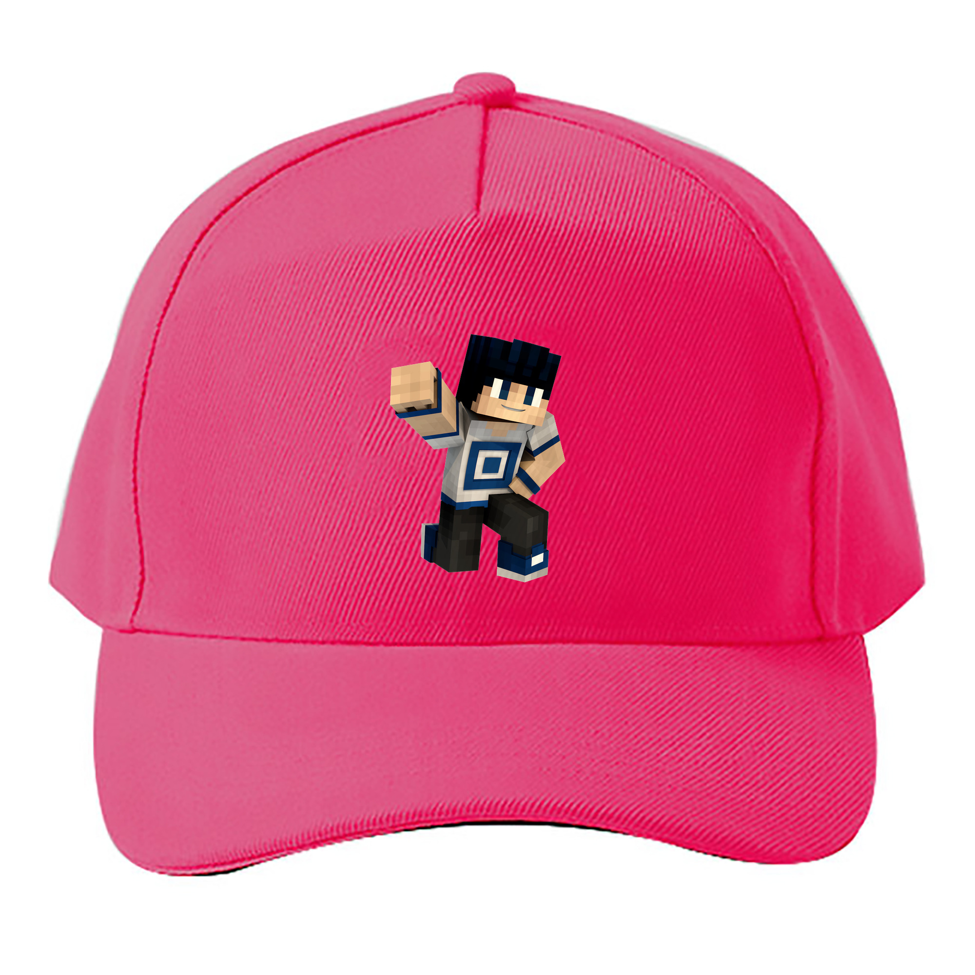 （画像用） マインクラフト ブロックの世界 Minecraft MC Block world ベースボールキャップ 綿100％ 男女兼用 帽子 スポーツ