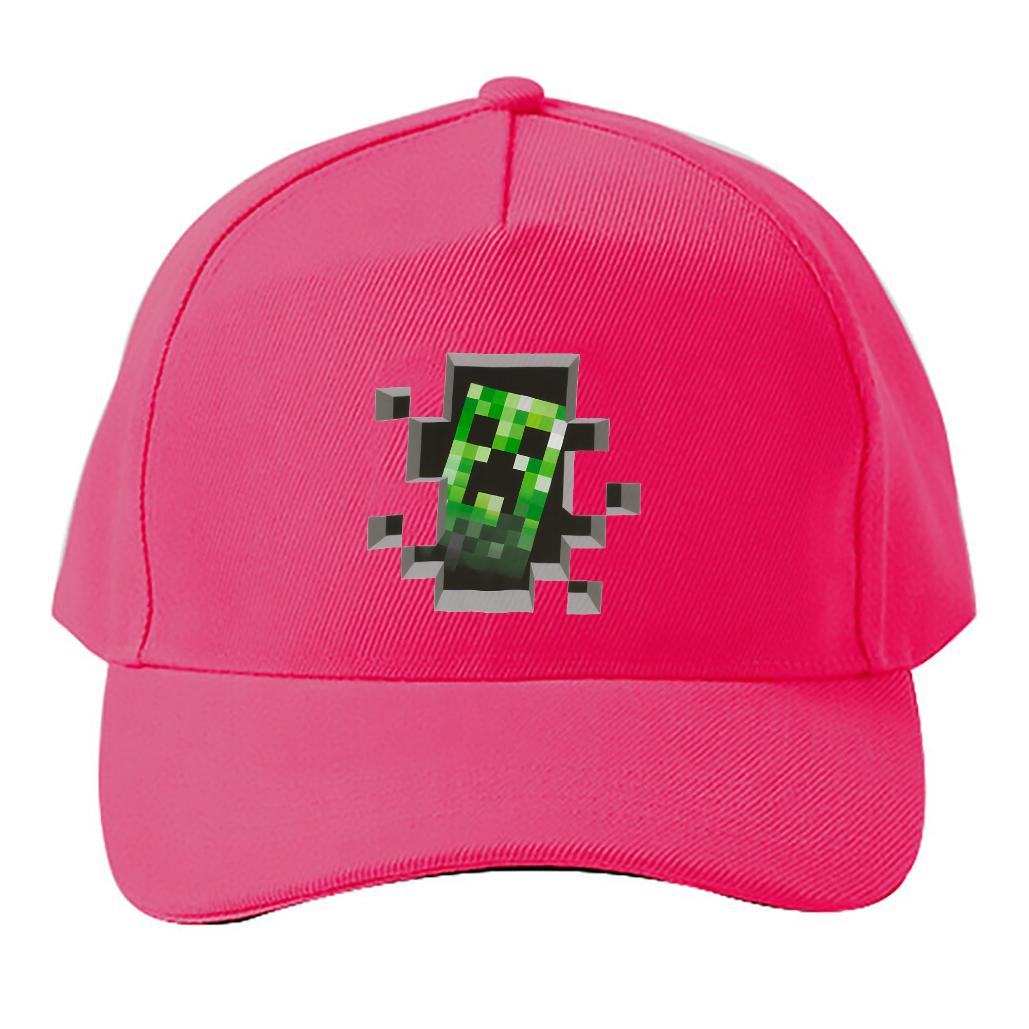 （画像用） マインクラフト ブロックの世界 Minecraft MC Block world ベースボールキャップ 綿100％ 男女兼用 帽子 スポーツ