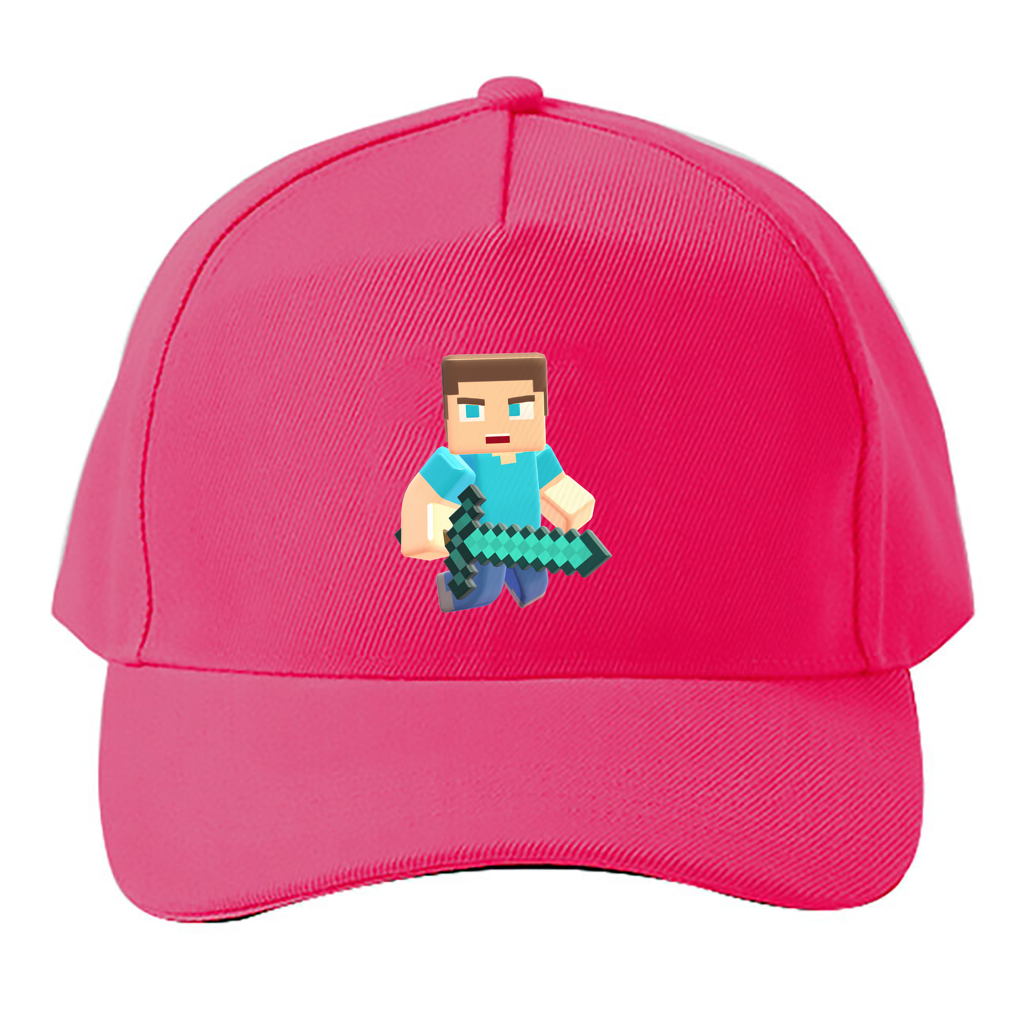 （画像用） マインクラフト ブロックの世界 Minecraft MC Block world ベースボールキャップ 綿100％ 男女兼用 帽子 スポーツ
